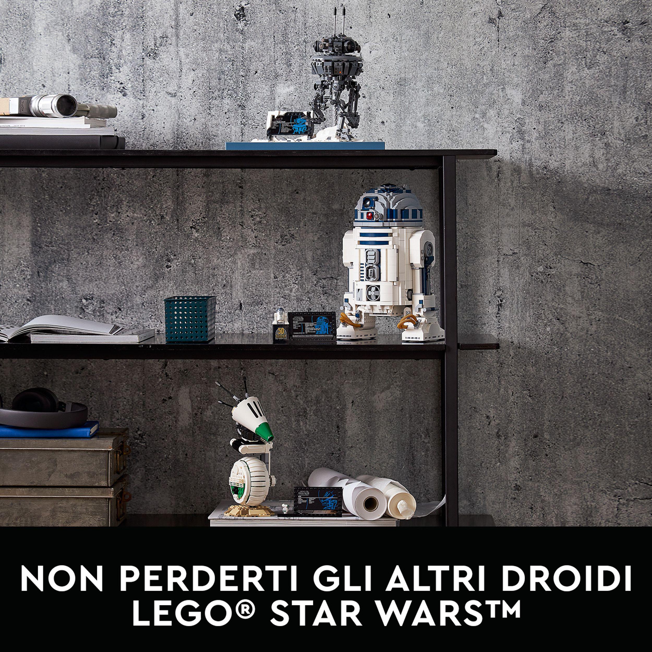 Lego star wars r2-d2 droide da costruzione per adulti, modello da esposizione con spada laser di luke skywalker, 75308 - LEGO® Star Wars™, Lego, Star Wars