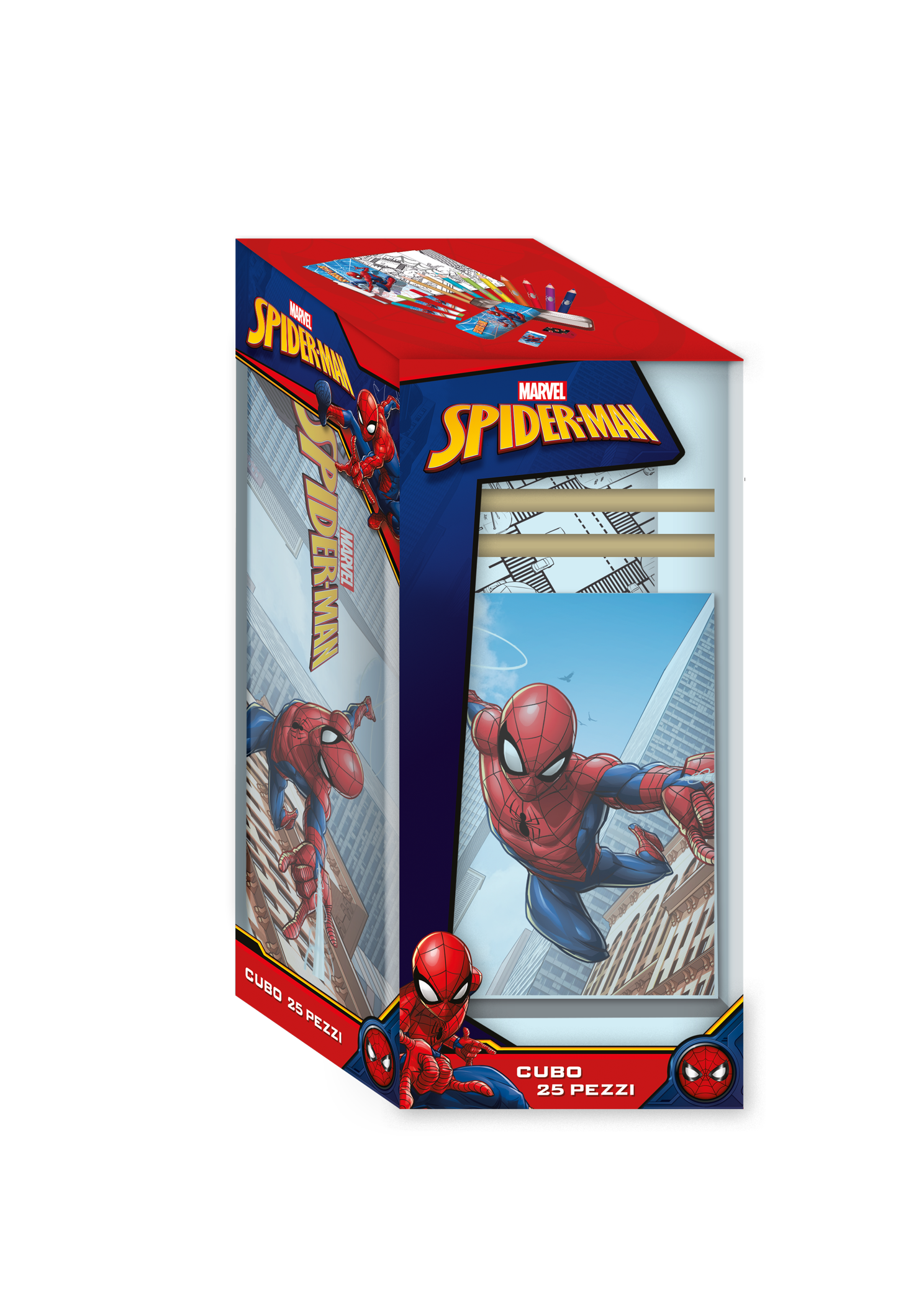 Matite con gomma Marvel Spiderman 4 pz 