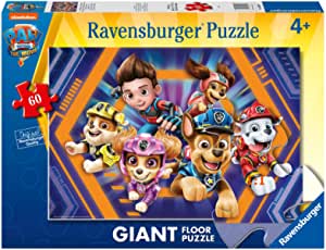 Ravensburger puzzle 60 pezzi giant - paw patrol movie - RAVENSBURGER, Paw Patrol