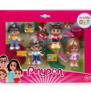 Pinypon pack 4 personaggi famiglia gbr - PINYPON