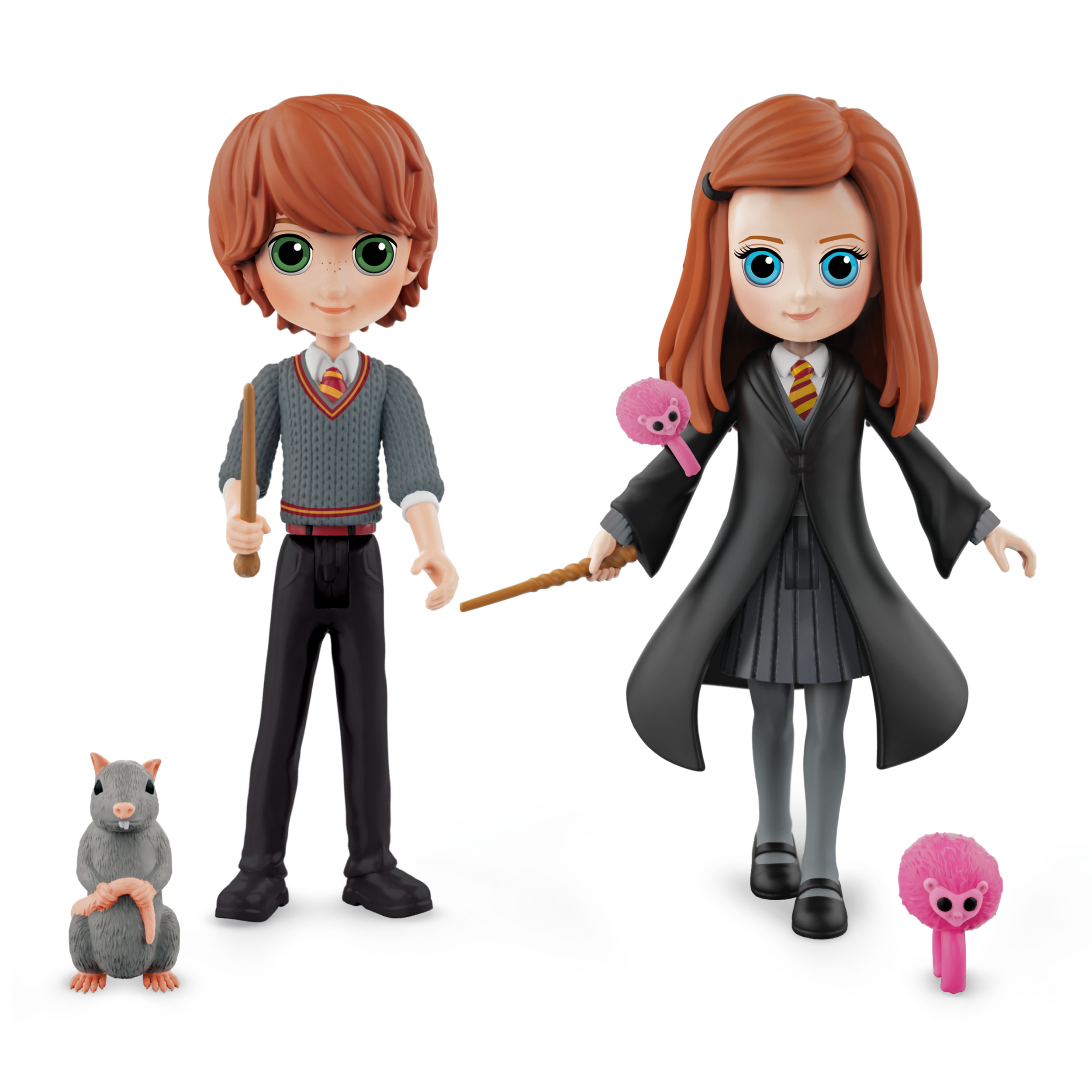 Wizarding World, Set Amicizia Ron e Ginny Weasley con mascotte - Toys Center
