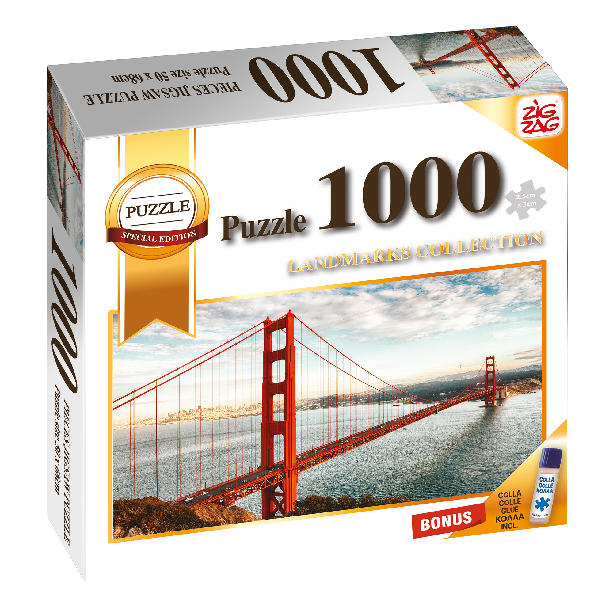 Puzzle golden gate bridge - 1000 pz - ZIG ZAG