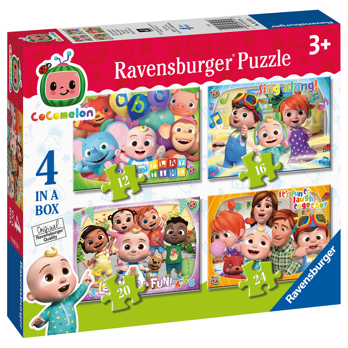 Ravensburger puzzle cocomelon 4 in a box - RAVENSBURGER