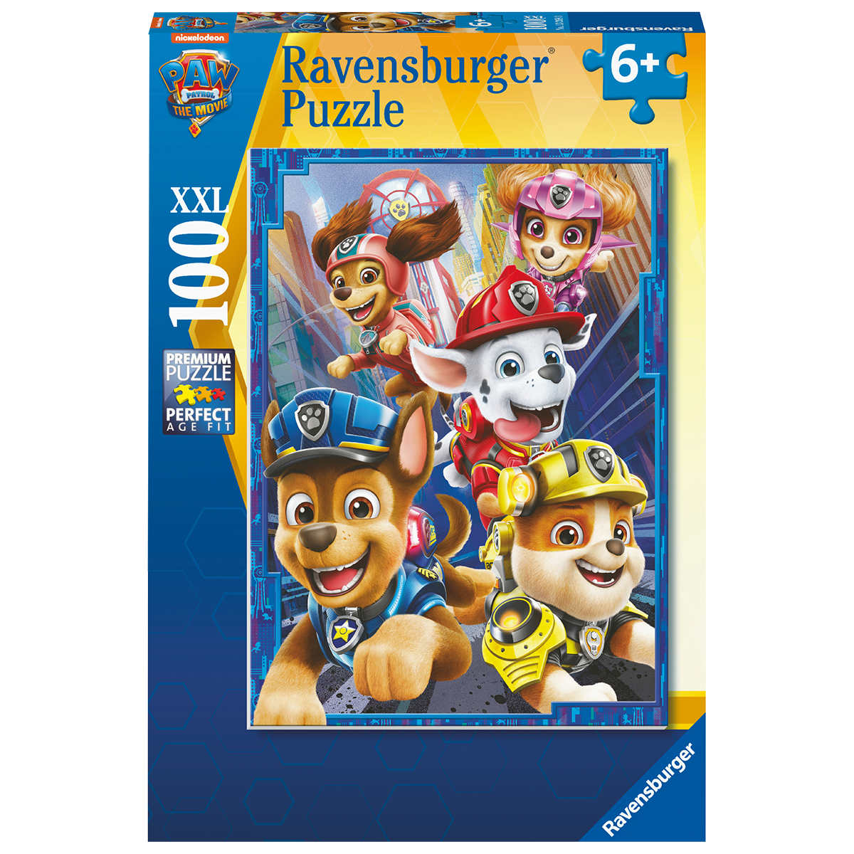 Ravensburger puzzle 100 pezzi - paw patrol movie - RAVENSBURGER, Paw Patrol