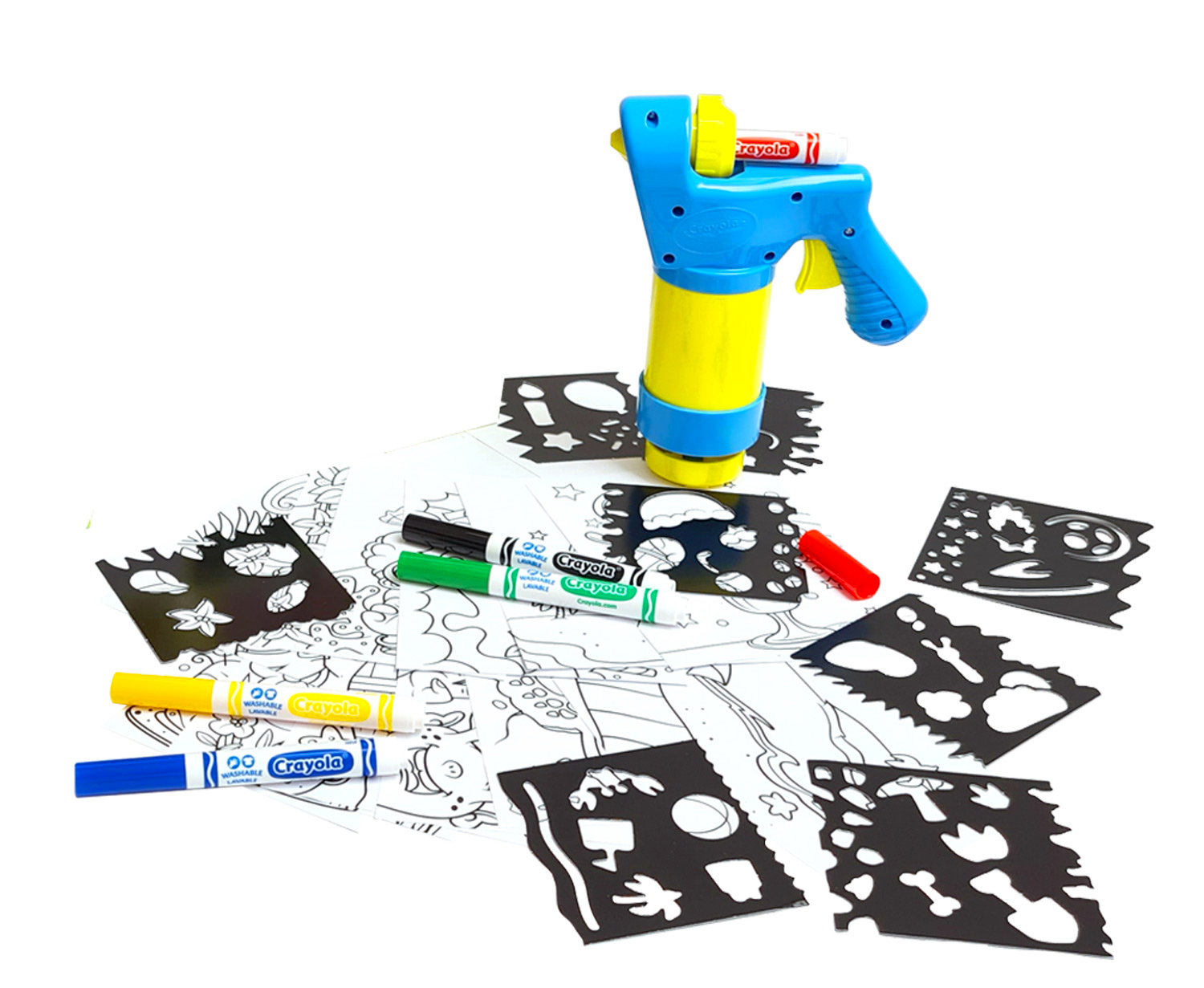 Kit Creativo Colori Sfumabili Blend & Spray per Bambini e Bambine 6+