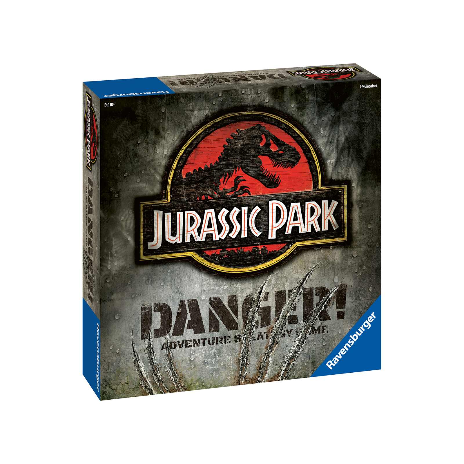Ravensburger - jurassic park danger, gioco da tavolo, 2-5 giocatori,10+ anni - Jurassic World, RAVENSBURGER