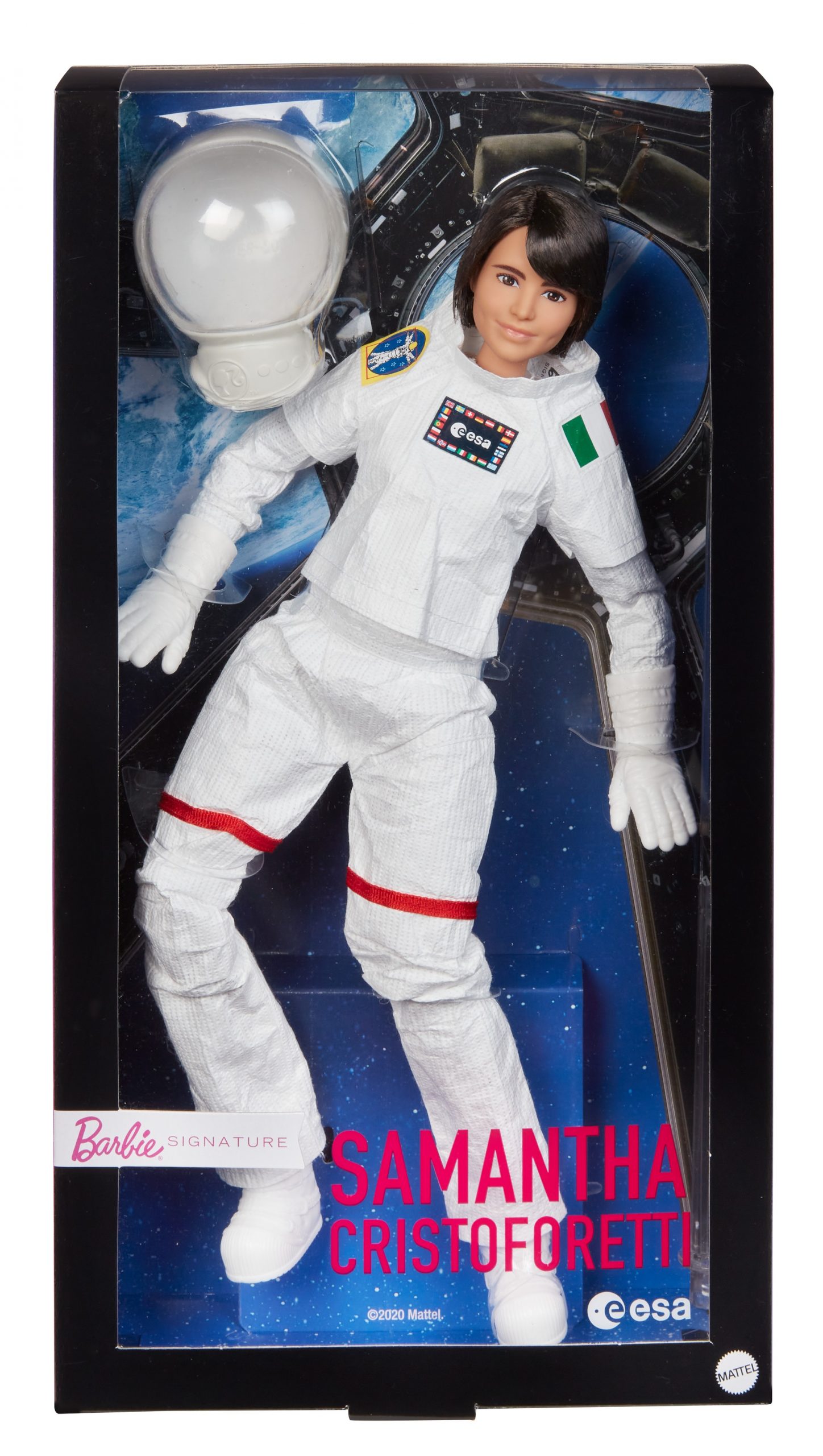 Barbie - samantha cristoforetti (signature role models) bambola astronauta esa con tuta spaziale realistica - Barbie