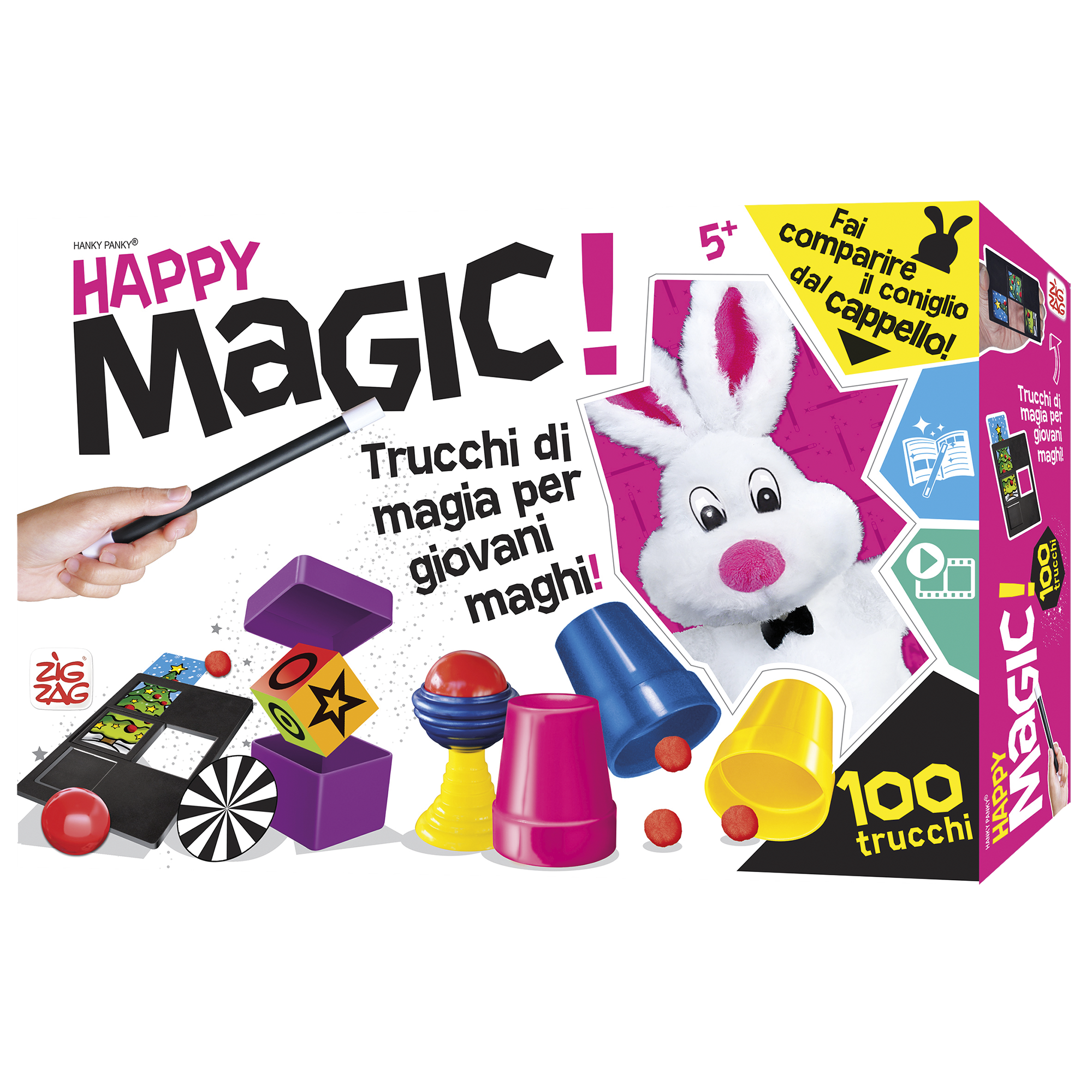 Coffret de magie 150 tours - Happy Magic Zig Zag jeux action