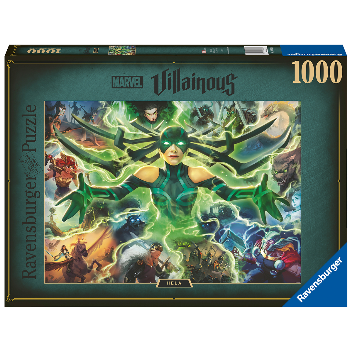 Ravensburger puzzle 1000 pezzi villainous: hela - RAVENSBURGER