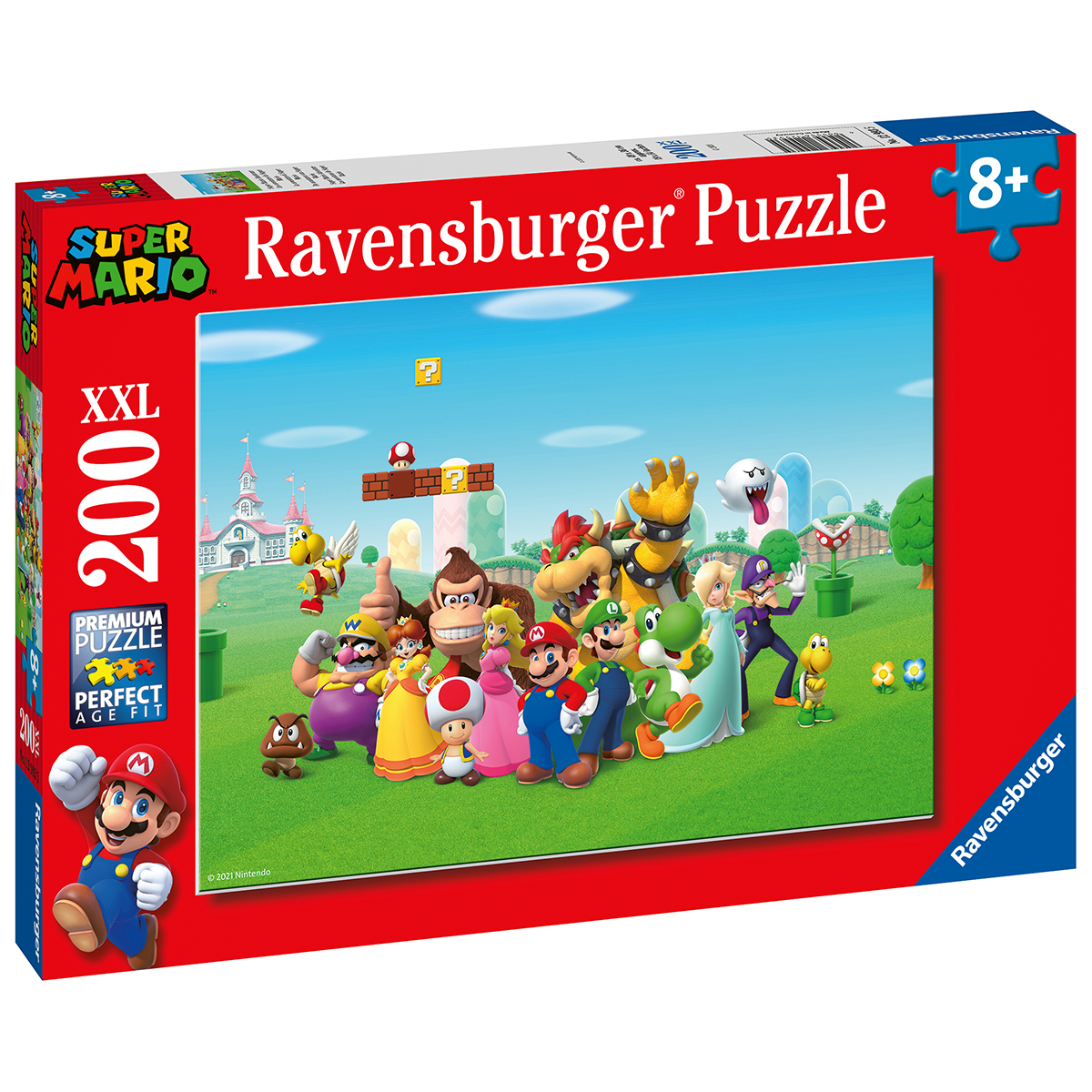 Ravensburger puzzle 200 pezzi - super mario - RAVENSBURGER, Super Mario