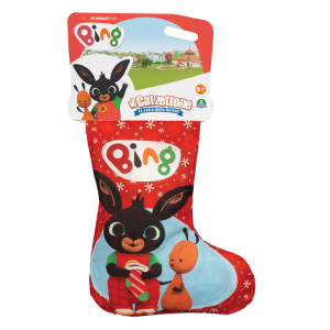 Calzettone - bing, la calza della befana con tante sorprese del tuo personaggio preferito, scopri cosa si nasconde nella calza - BING