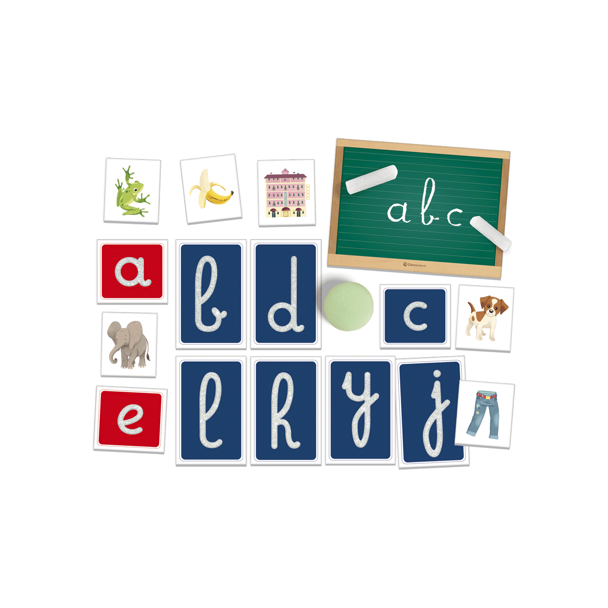 Montessori - lettere tattili - CLEMENTONI