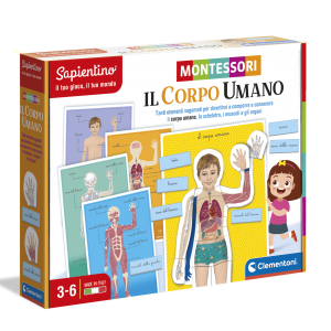 Montessori - il corpo umano - CLEMENTONI