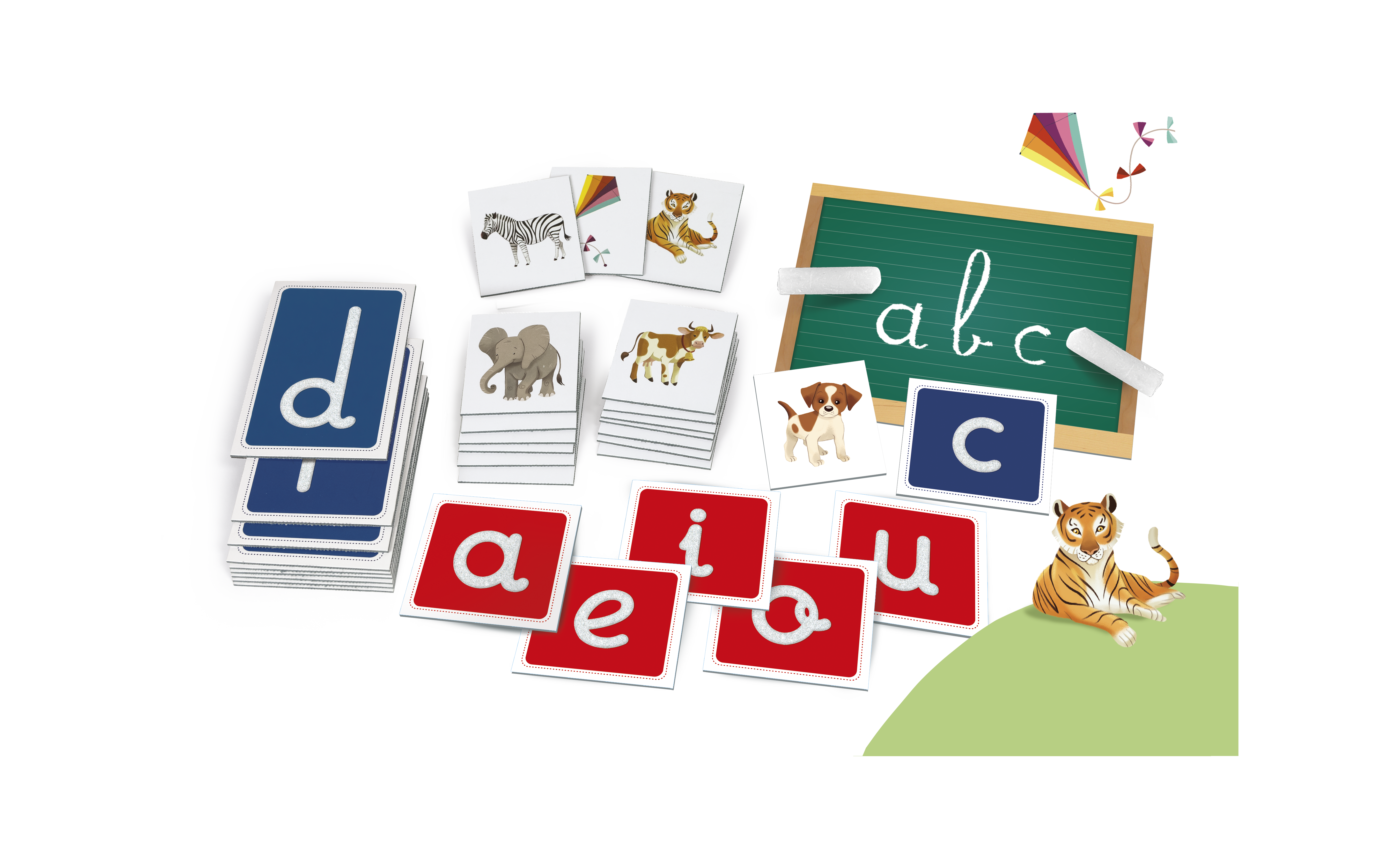 Montessori - lettere tattili - CLEMENTONI