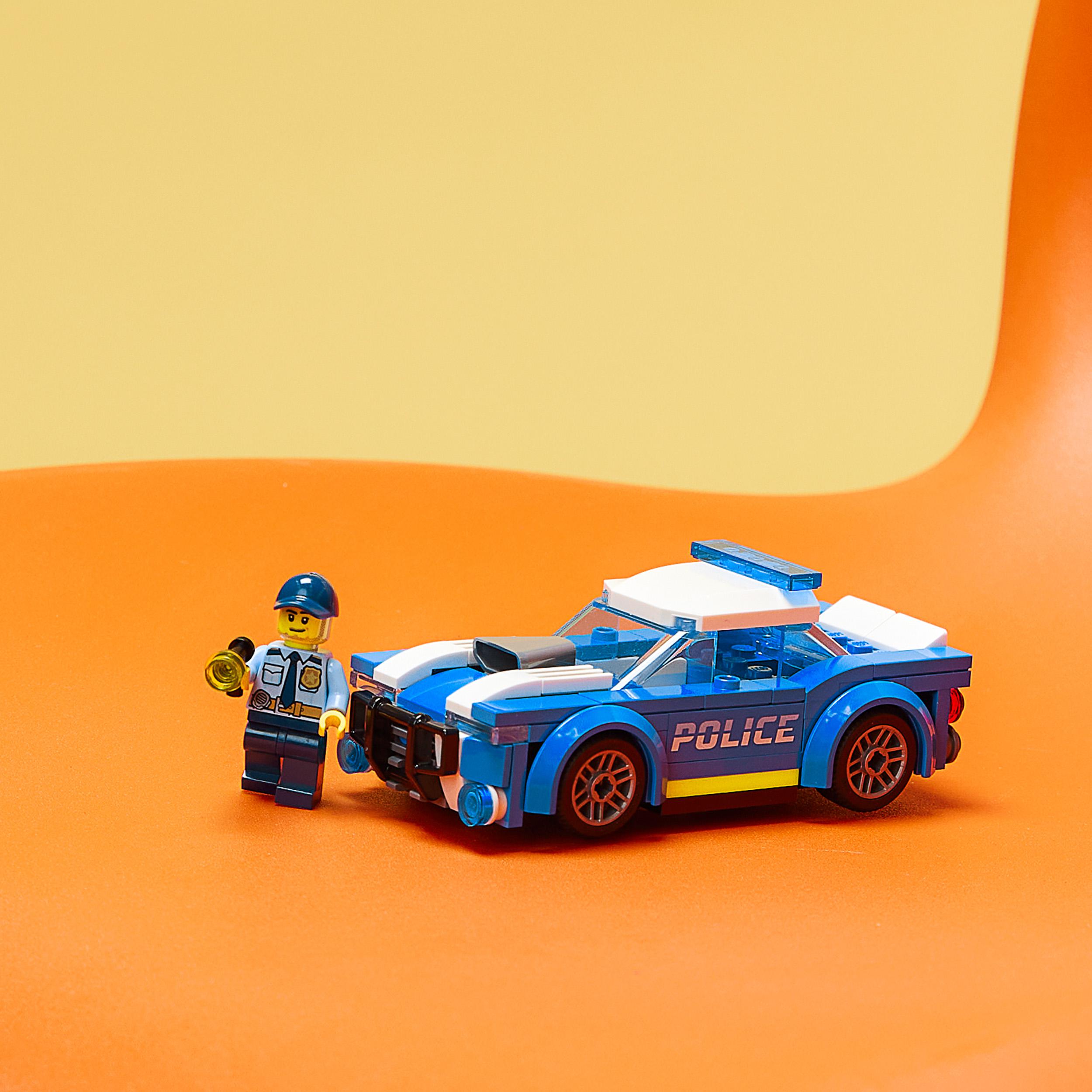 Lego city police auto della polizia, set di costruzione con minifigure e macchina giocattolo per bambini di 5+ anni, 60312 - LEGO CITY, Lego