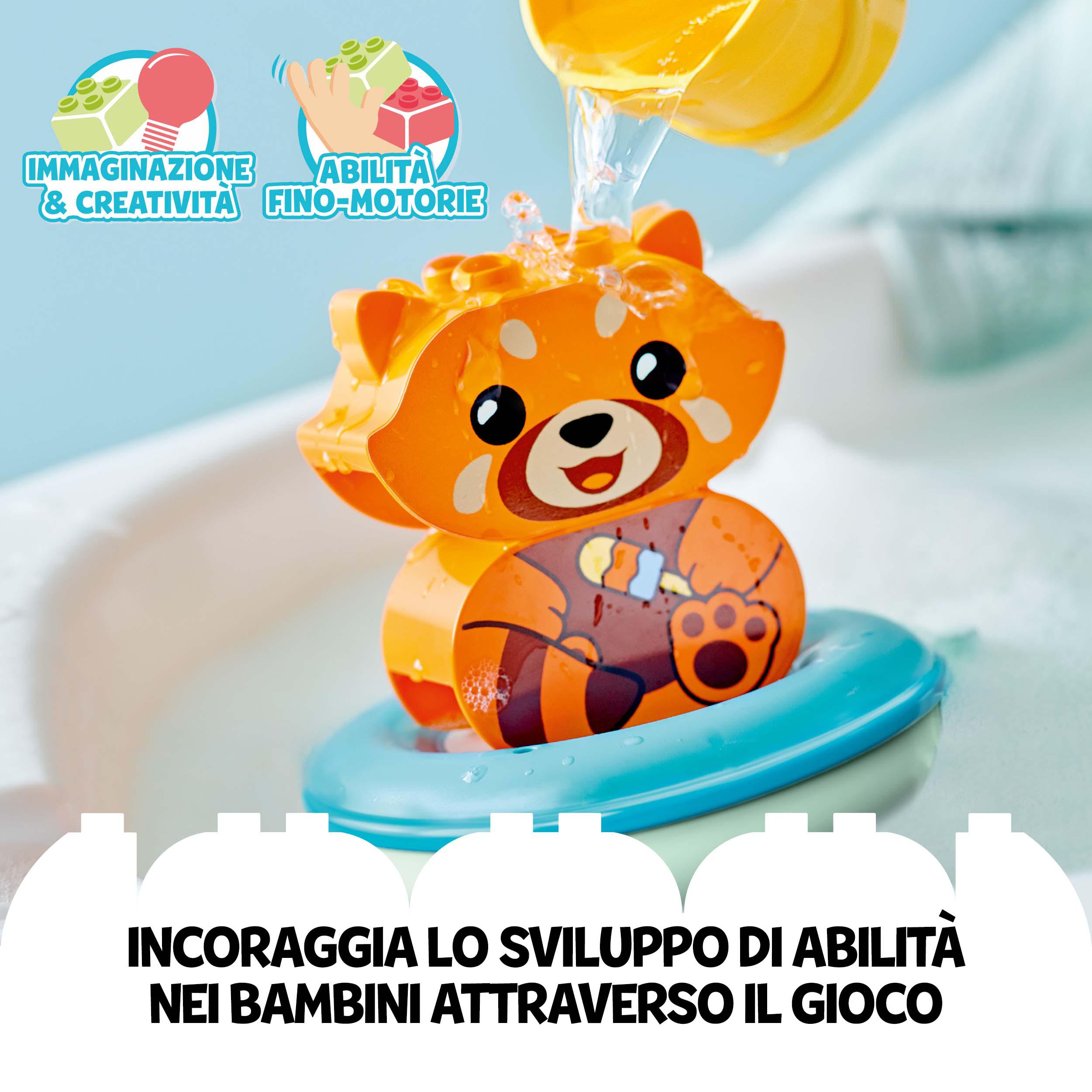 Lego duplo ora del bagnetto: panda rosso galleggiante, giochi per vasca da  bagno, per bambini da 1 anno e 1/2, 10964 - Toys Center