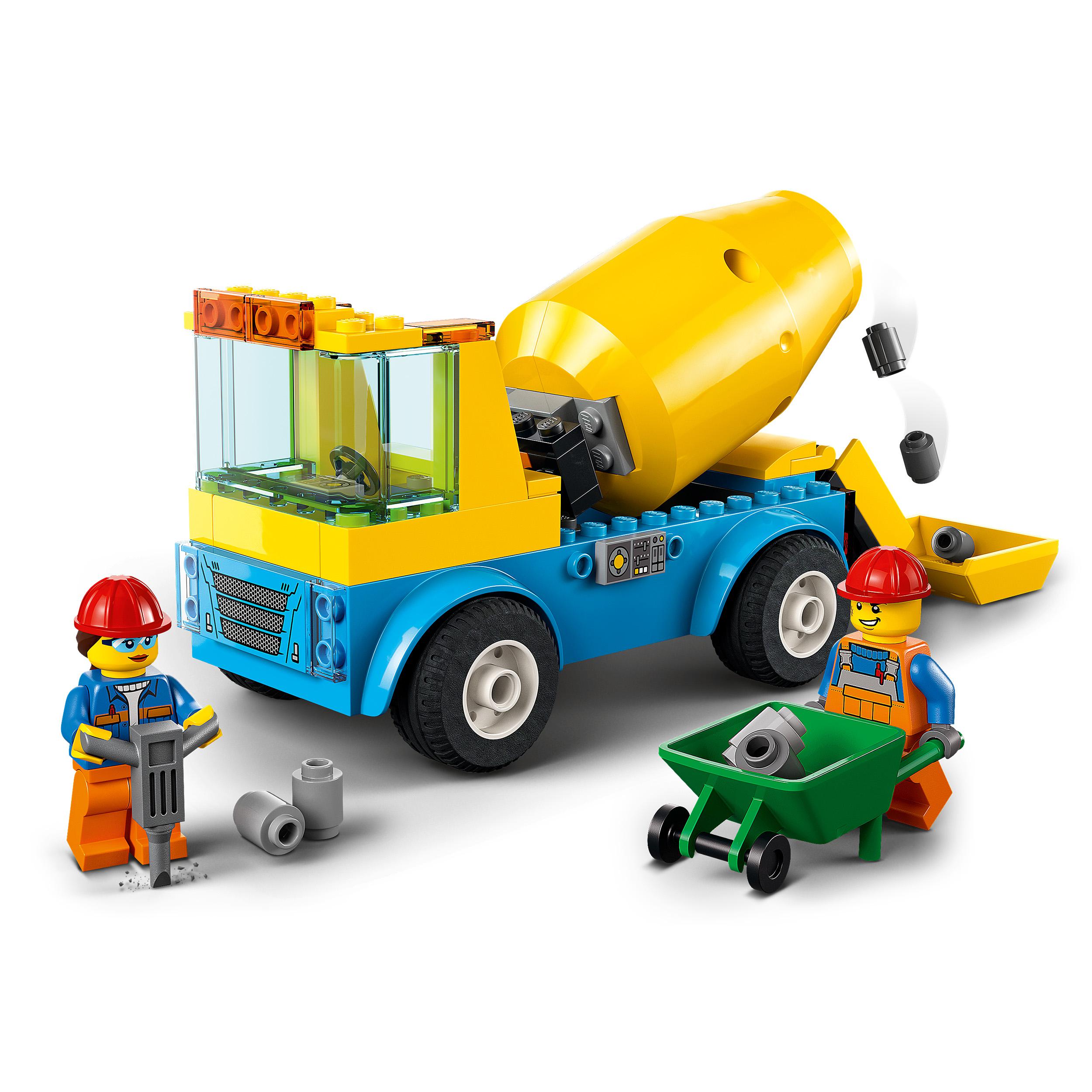 Lego city great vehicles autobetoniera, camion giocattolo, giochi per  bambini dai 4 anni in su con veicoli da cantiere, 60325 - Toys Center