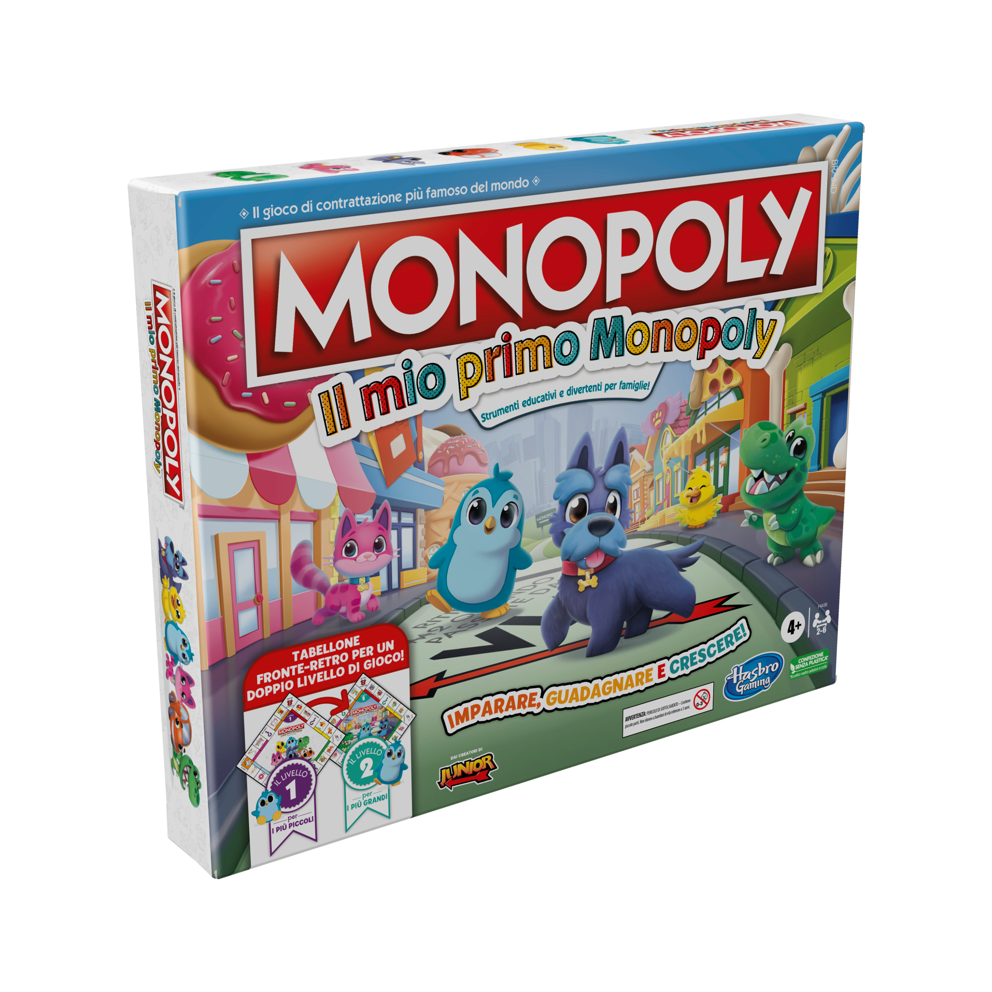 Monopoly: il mio primo monopoly, gioco da tavolo per famiglie, per