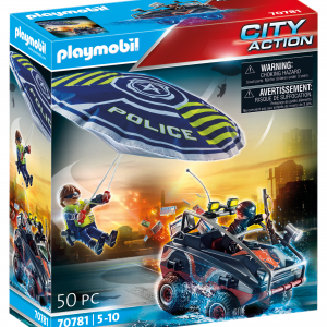 Paracadute della polizia e veicolo - Playmobil