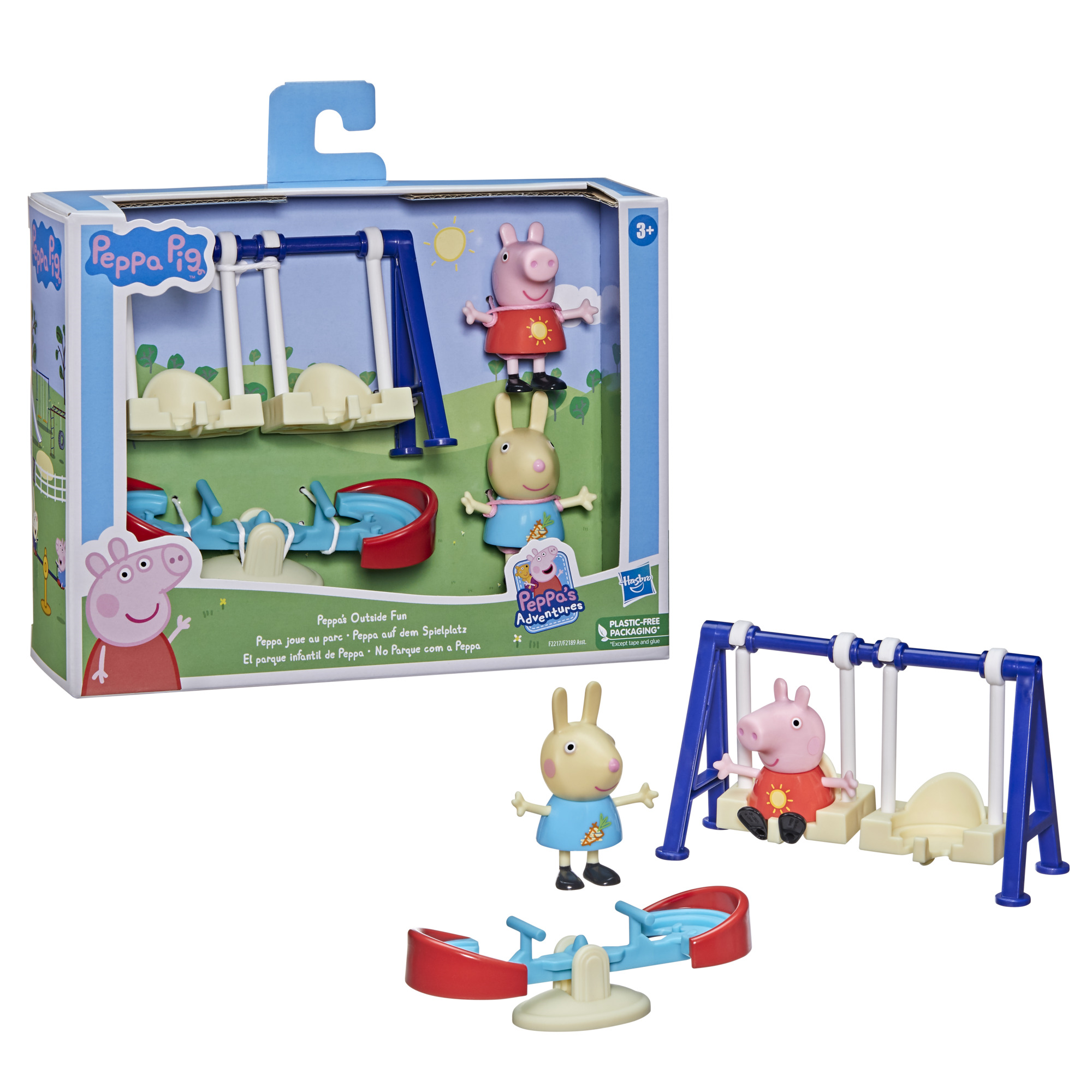 Peppa pig - i playset di peppa pig, giocattolo con 2 personaggi e accessori, per bambini dai 3 anni in su - PEPPA PIG
