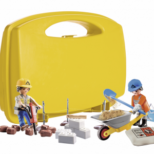 Carrying case construction site - Playmobil