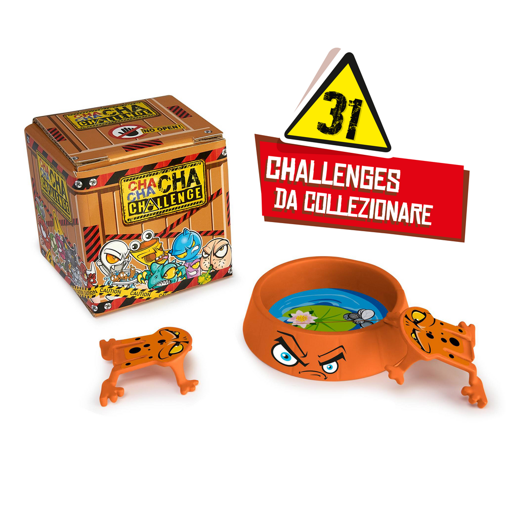 Cha cha cha challenge - mini game da collezionare, con sticker e card, 3 livelli di difficoltà per ricreare le challange più famose del web - GIOCHI PREZIOSI