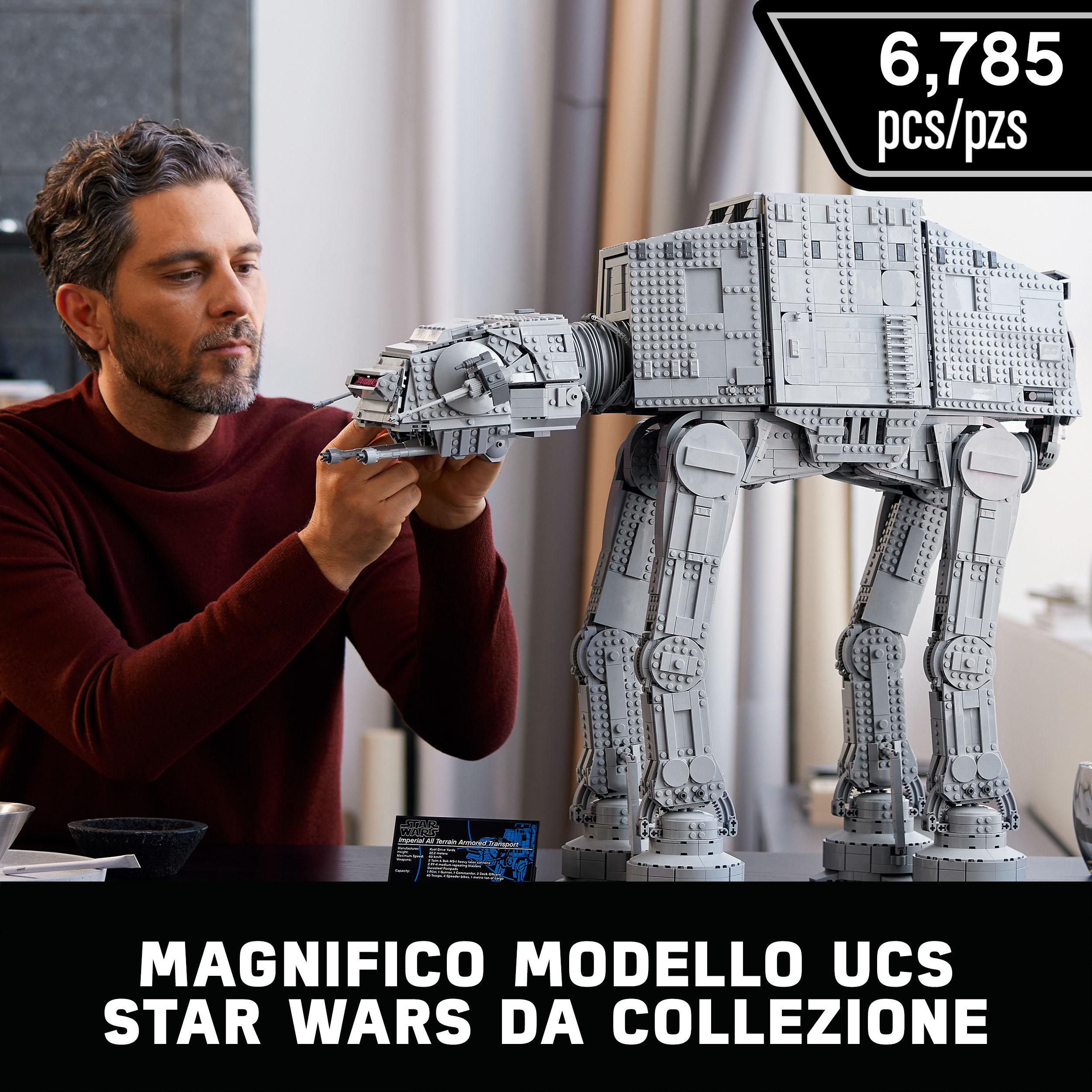 Lego star wars 75313 at-at, modello costruibile walker guerre stellari ucs, set per adulti da collezione con luke skywalker - LEGO® Star Wars™, Lego, Star Wars