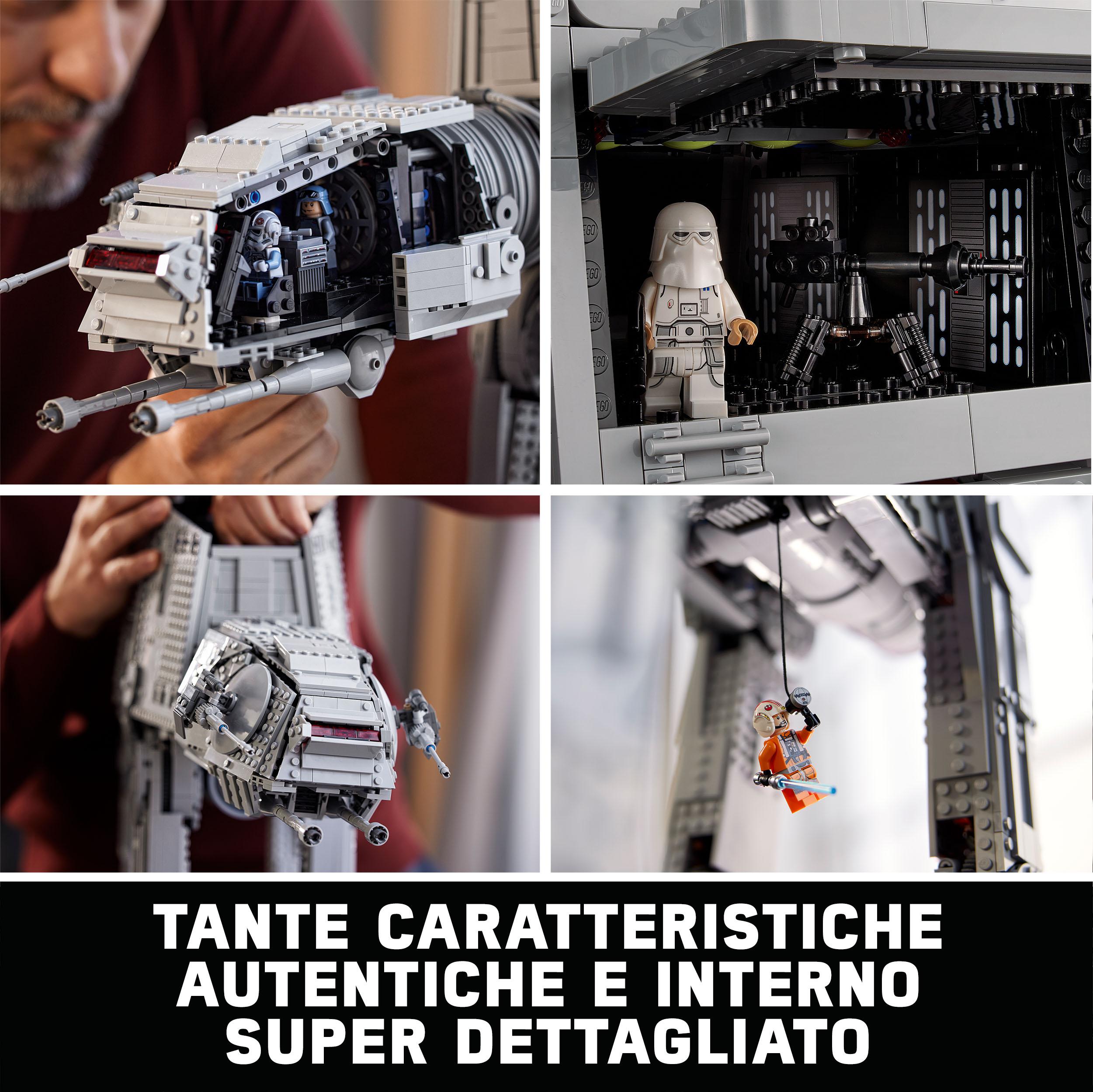 Lego star wars 75313 at-at, modello costruibile walker guerre stellari ucs, set per adulti da collezione con luke skywalker - LEGO® Star Wars™, Lego, Star Wars