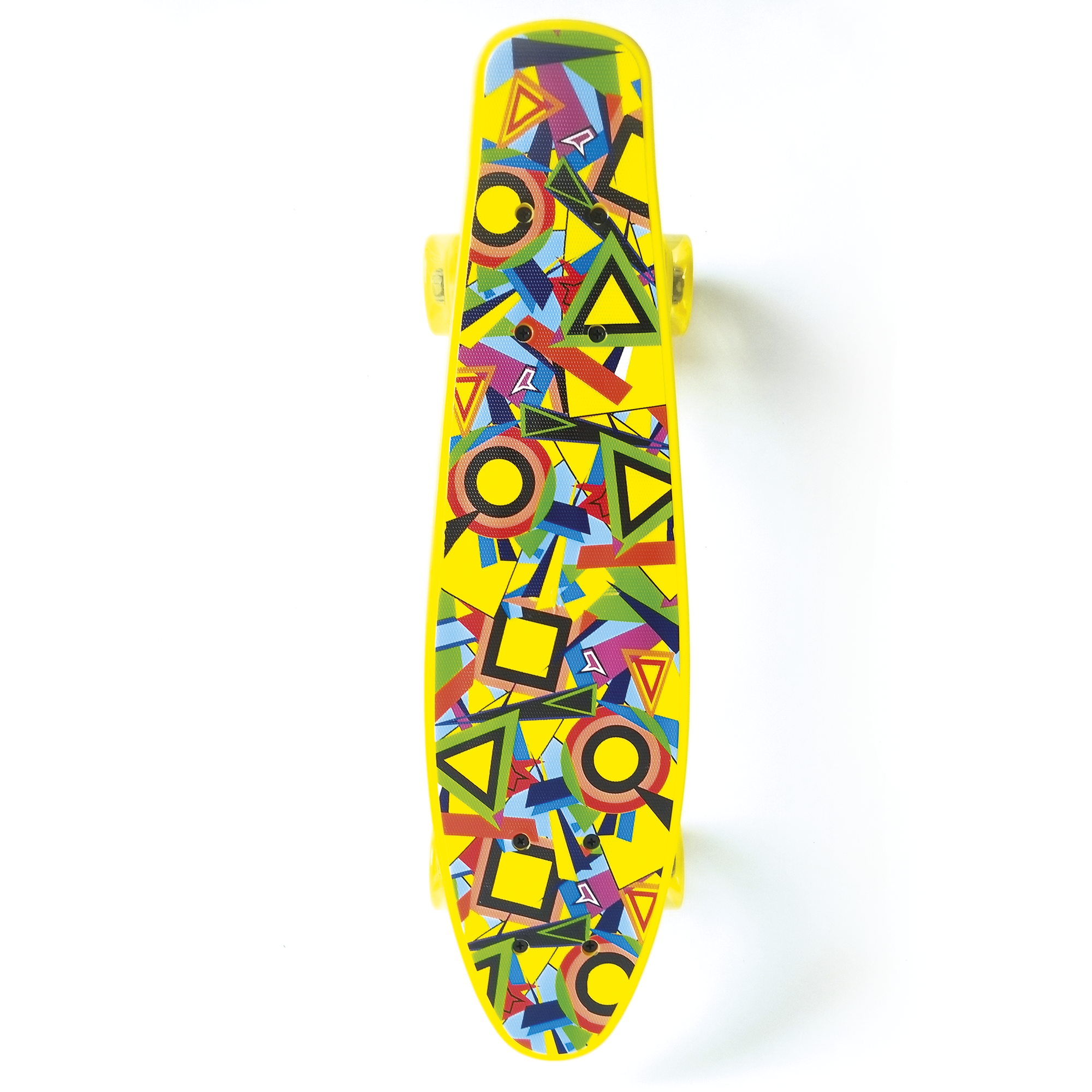 Mini skateboard portabile per bambini 56cm, Skateboard con carico massimo  75kg 4 ruote PU Diversi colori - Costway
