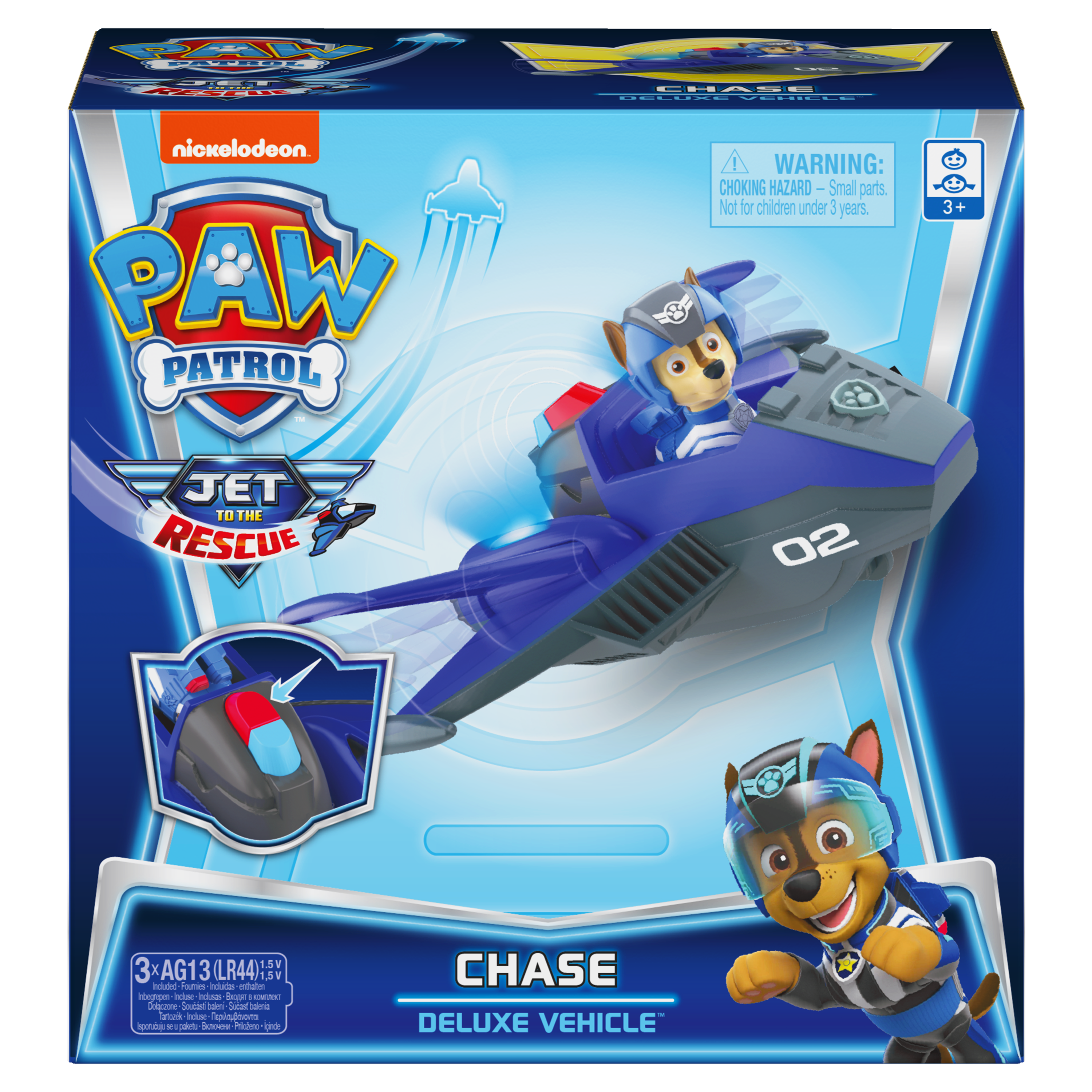  paw patrol, veicolo trasformabile jet to the rescue chase - Paw Patrol