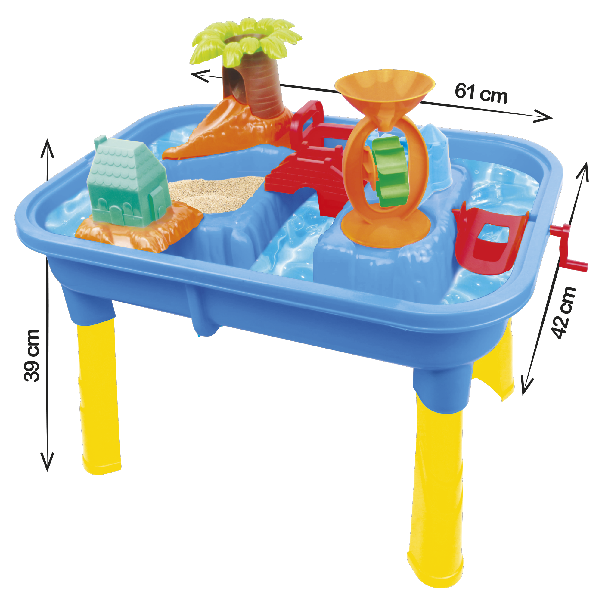 Tavolino Acqua e Sabbia: Gioco Educativo per Bambini da 18 Mesi Ideale per  Mare, Giardino e Piscina - Toys Center