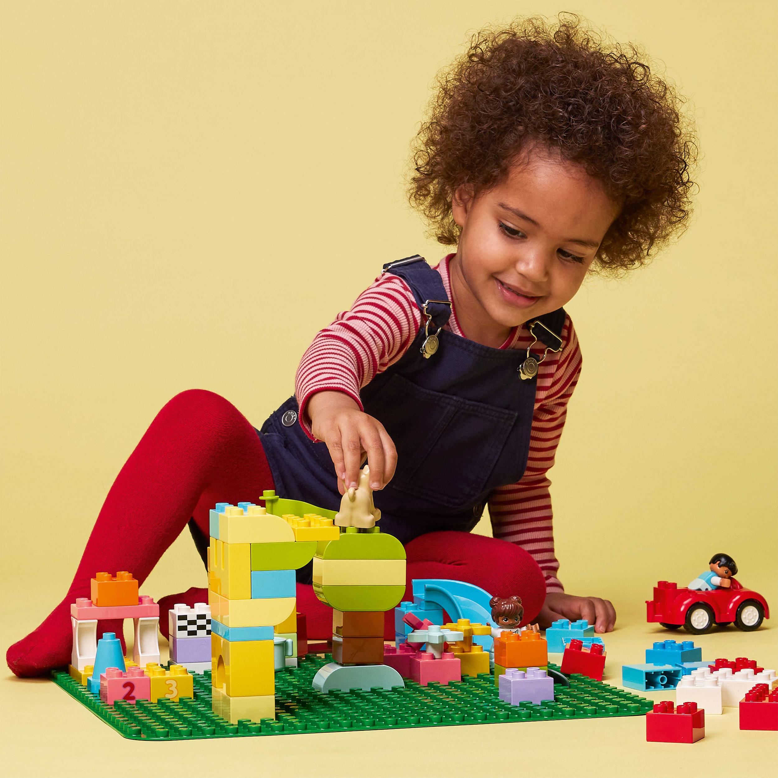 Lego duplo 10980 base verde, tavola classica per mattoncini, piattaforma  giocattolo, superfice di costruzione per bambini - Toys Center
