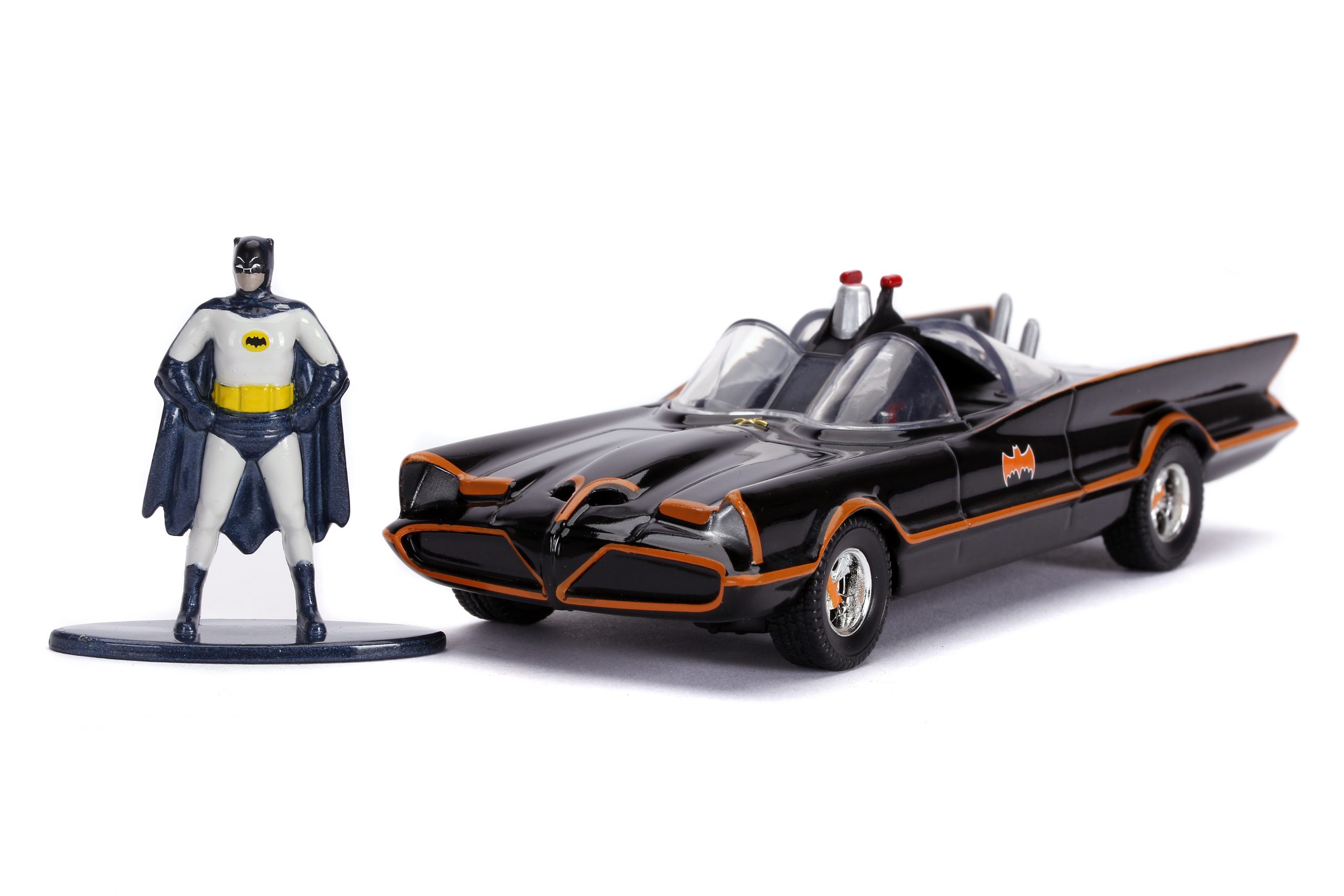 Batman 1966 classic batmobile 1:32 con personaggio - Toys Center