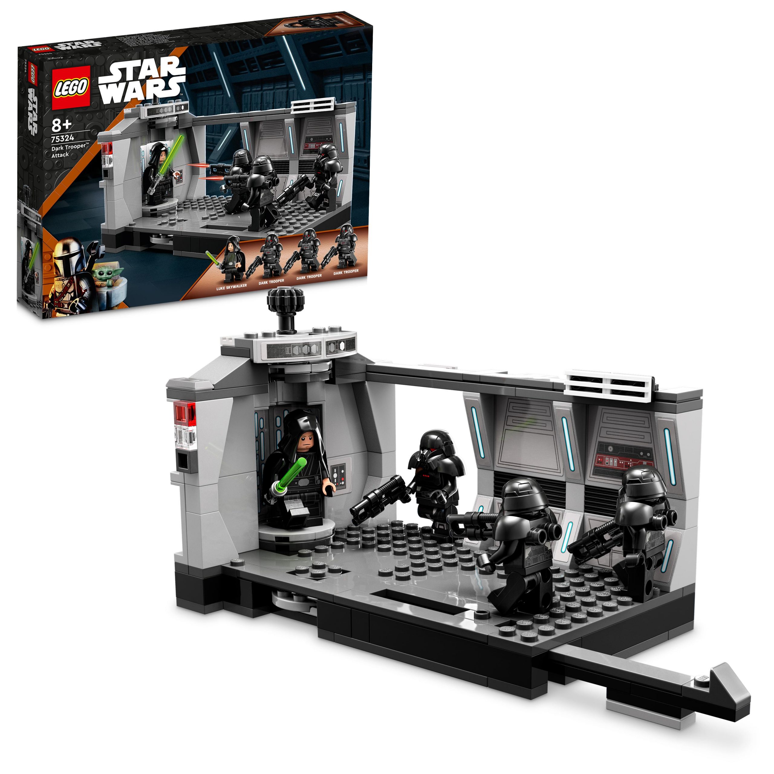 Lego star wars 75324 l’attacco del dark trooper, giocattoli guerre stellari, mandalorian con minifigure di luke skywalker - LEGO® Star Wars™, Lego, Star Wars
