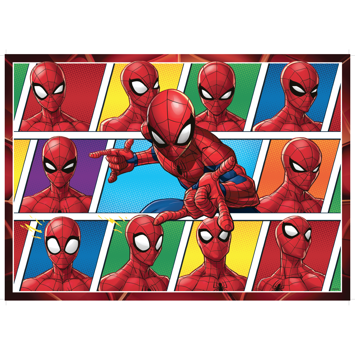 Ravensburger - puzzle 125 pezzi formato giant - per bambini a partire dai 6 anni - spiderman - RAVENSBURGER, Avengers, Spiderman