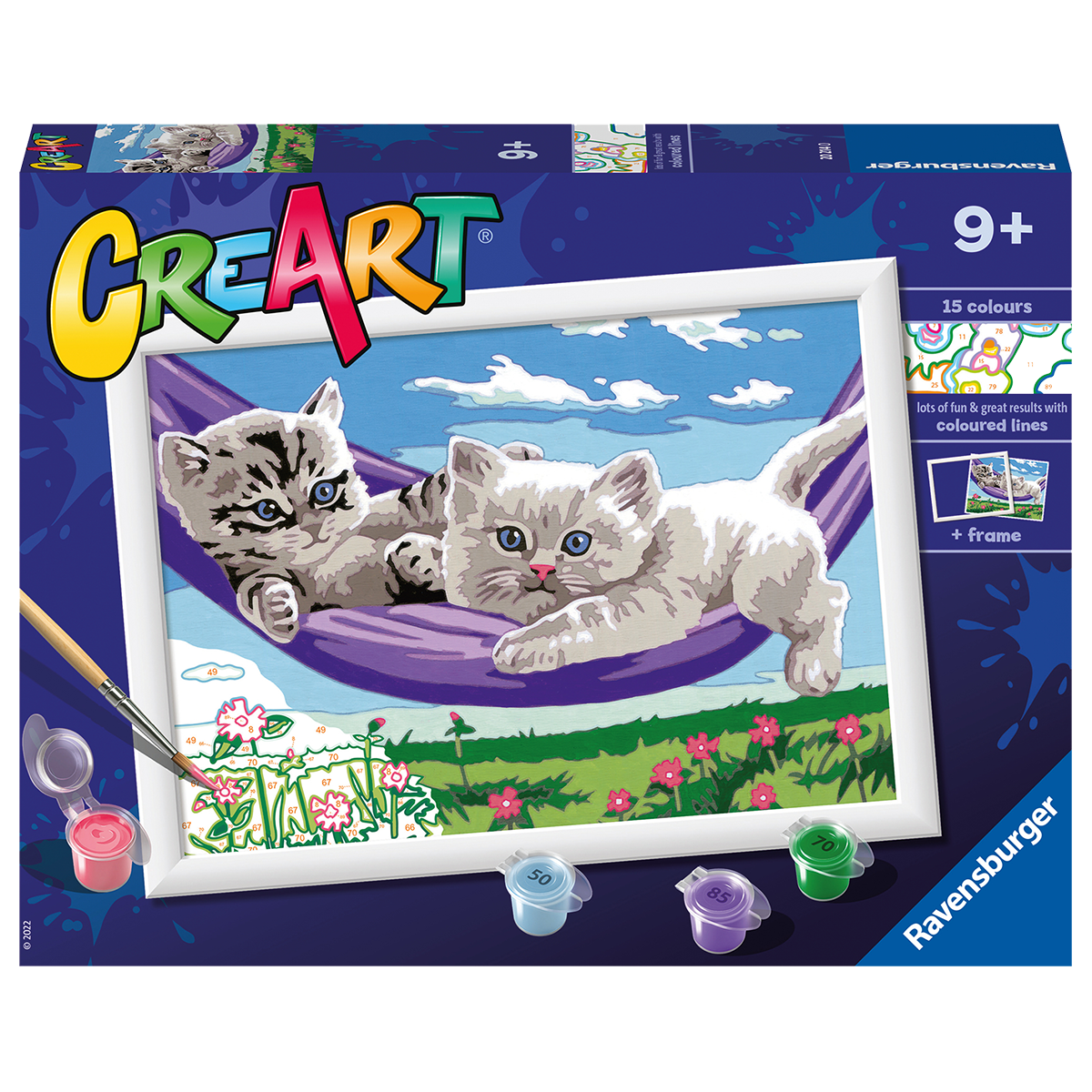 Ravensburger Set Di Pittura Con I Numeri – Per Bambini Dai 7 Anni In Su – Con Campi Colorati E Pennello