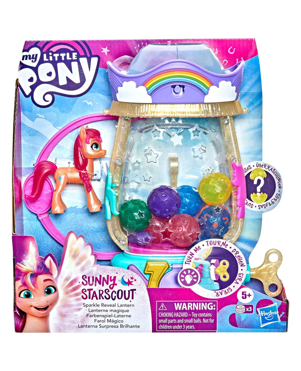 My little pony: a new generation - la lanterna magica, giocattolo che si illumina con 15 accessori - 