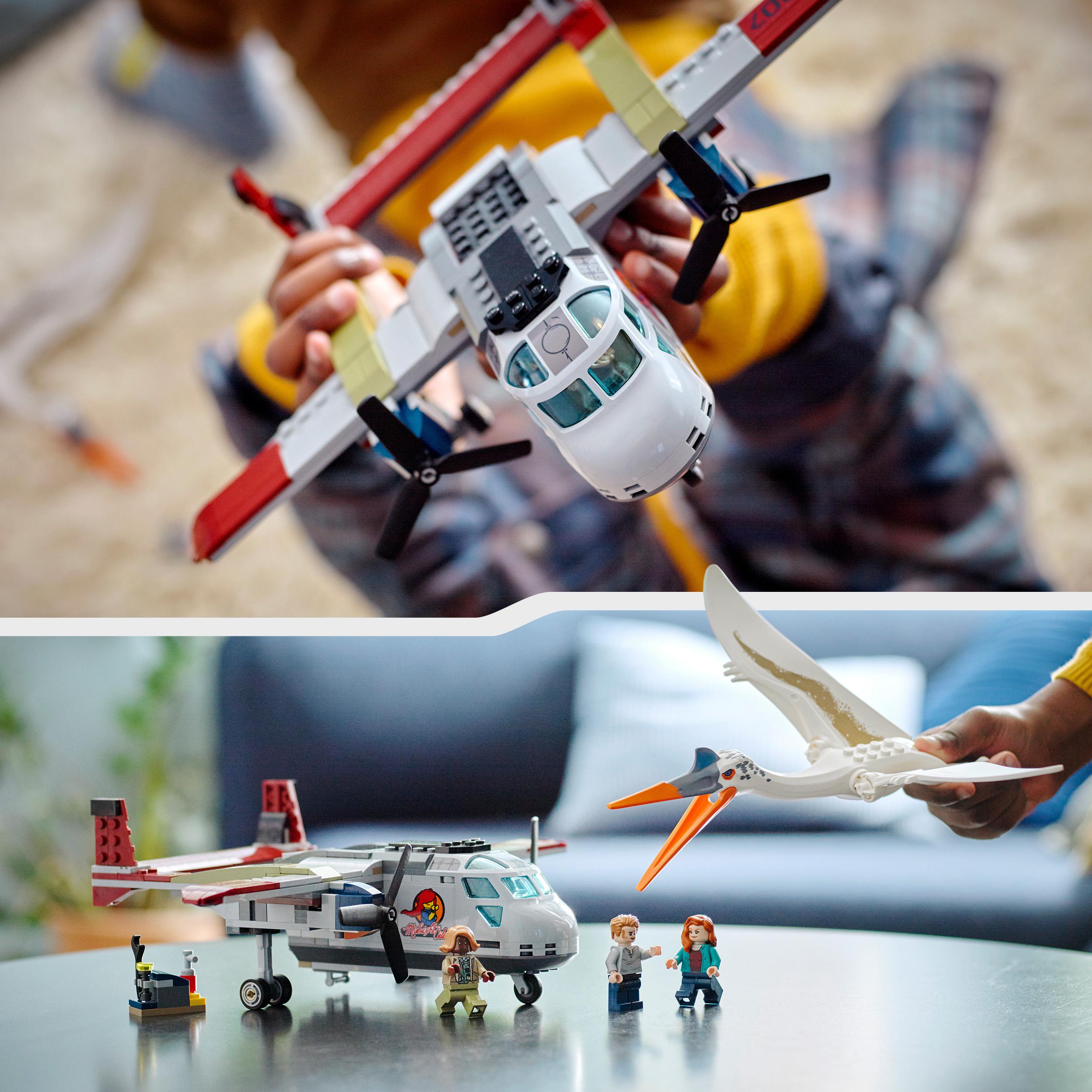 Lego jurassic world 76947 quetzalcoatlus: agguato aereo, giochi per bambini di 7+ anni con dinosauri giocattolo e minifigure - Jurassic World, LEGO JURASSIC WORLD, Lego