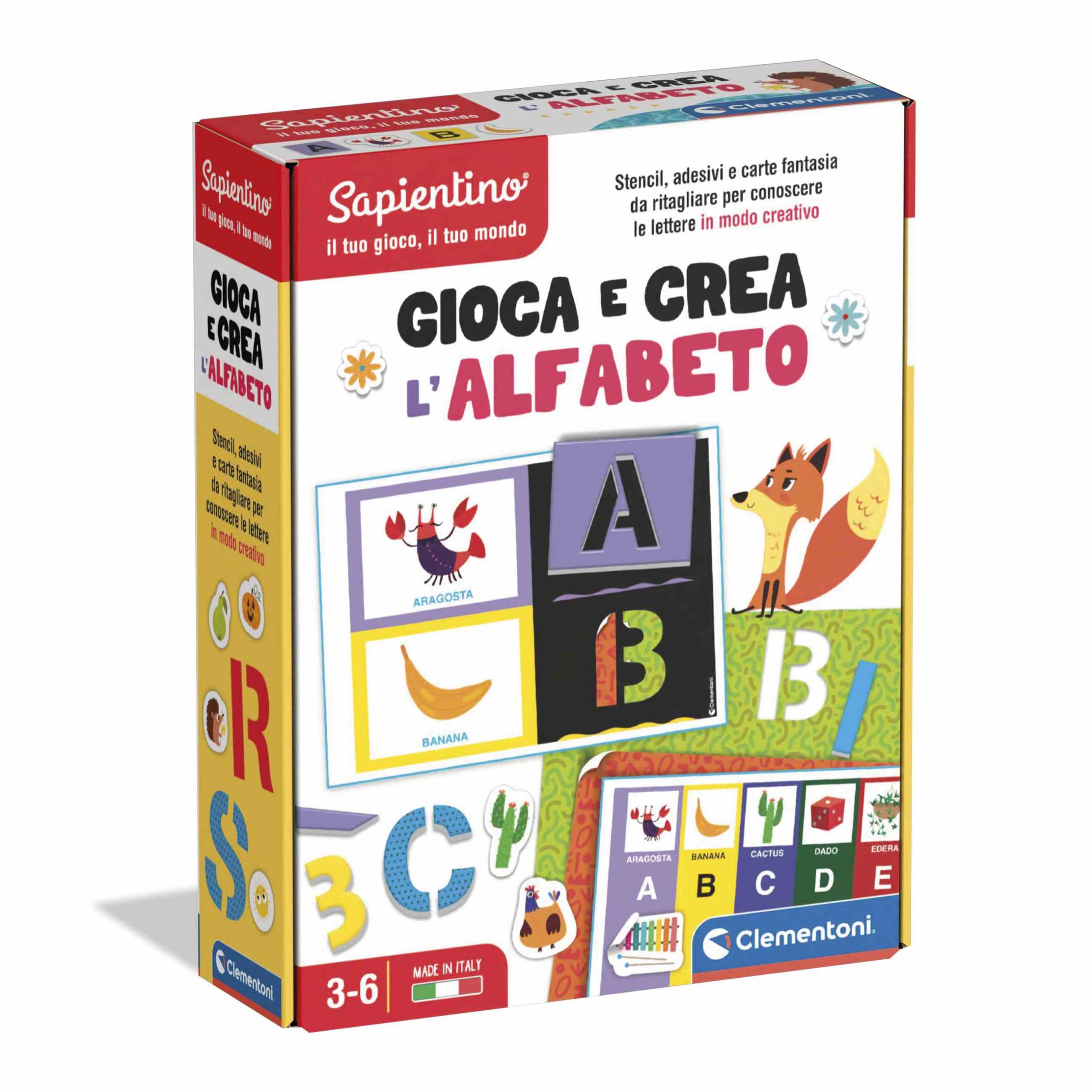 Sapientino - girapagina libro alfabeto e parole - Toys Center