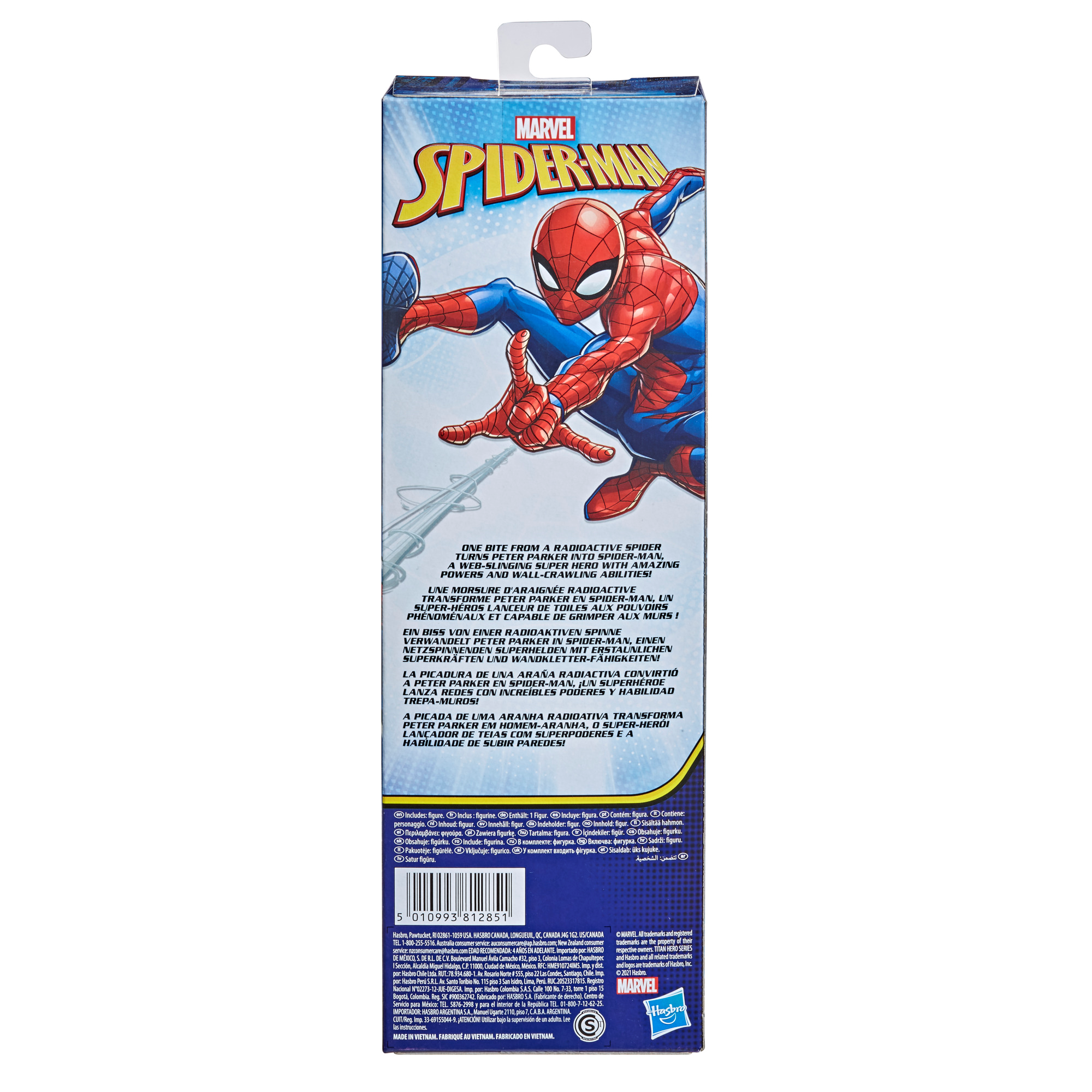 Hasbro spider-man - spider-man titan hero series, action figure da 30 cm - Spiderman