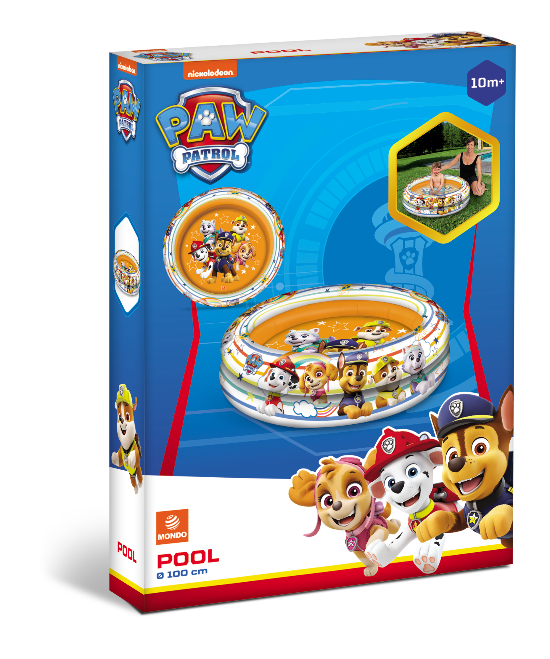 Paw patrol - piscina gonfiabile per bambini 2 anelli - Paw Patrol