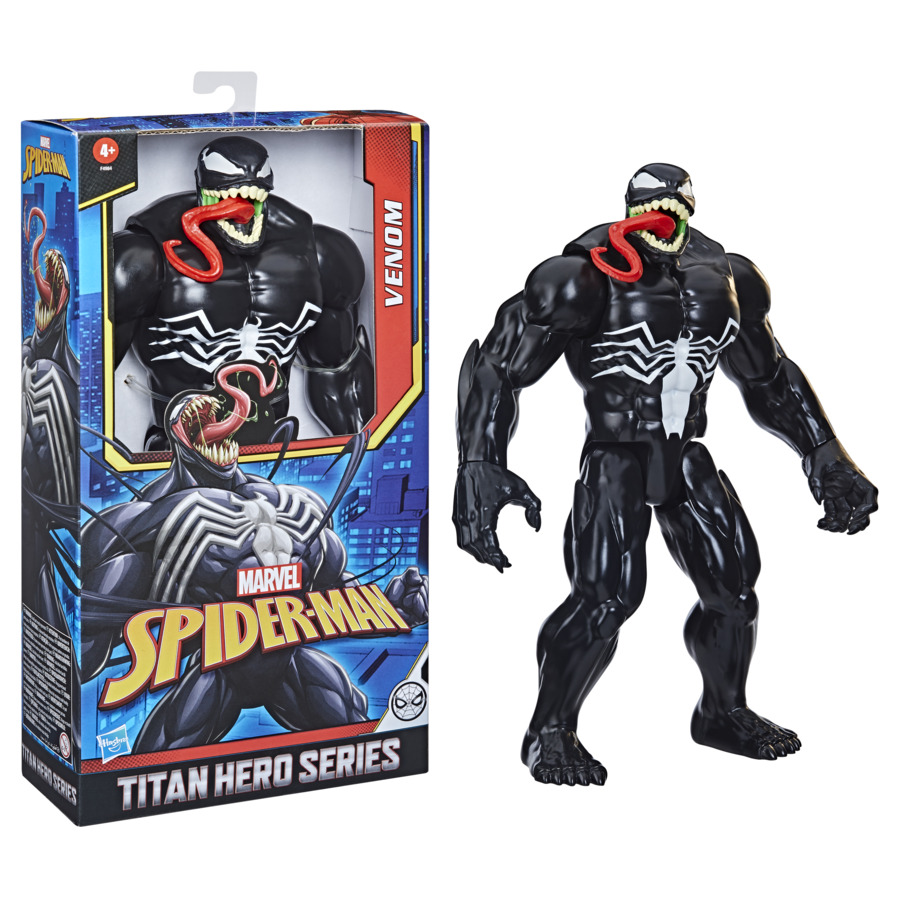 Hasbro marvel spider-man titan hero series - venom deluxe, action figure da 30 cm - Spiderman