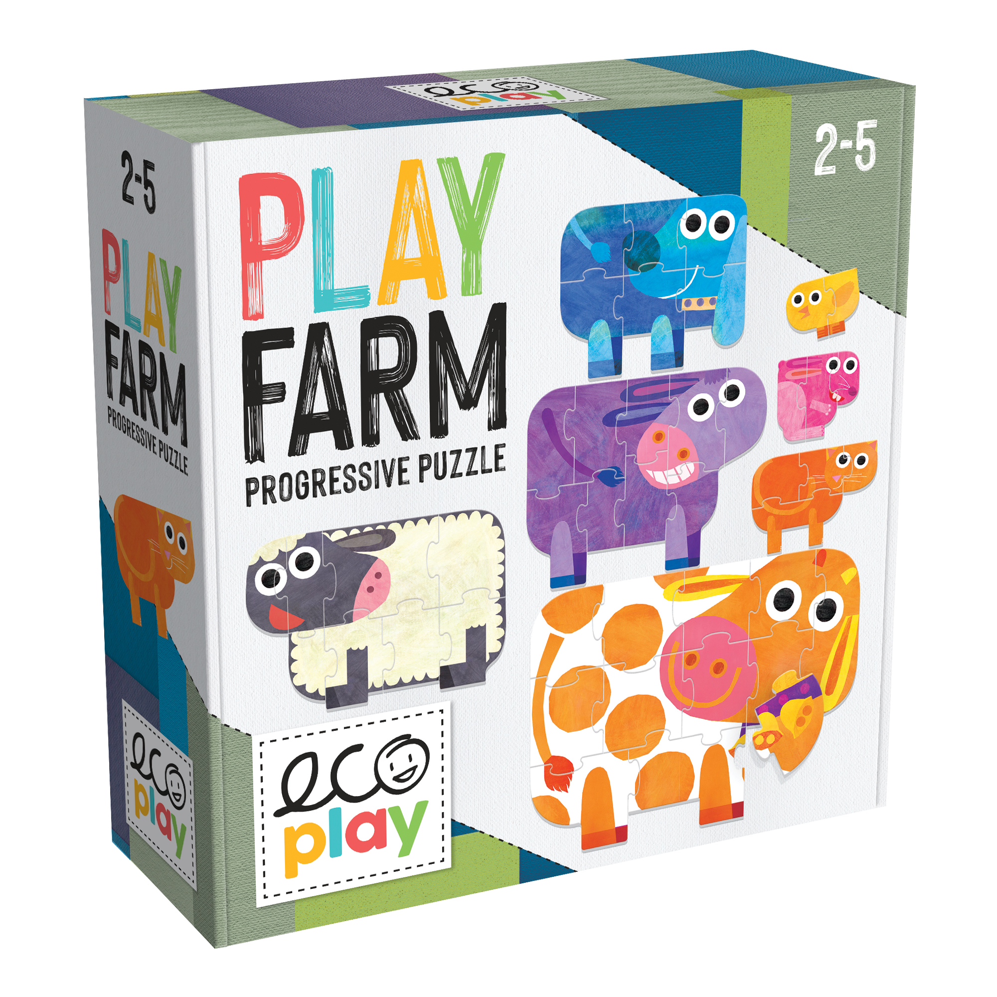Ecoplay - play farm progressive puzzle - HEADU