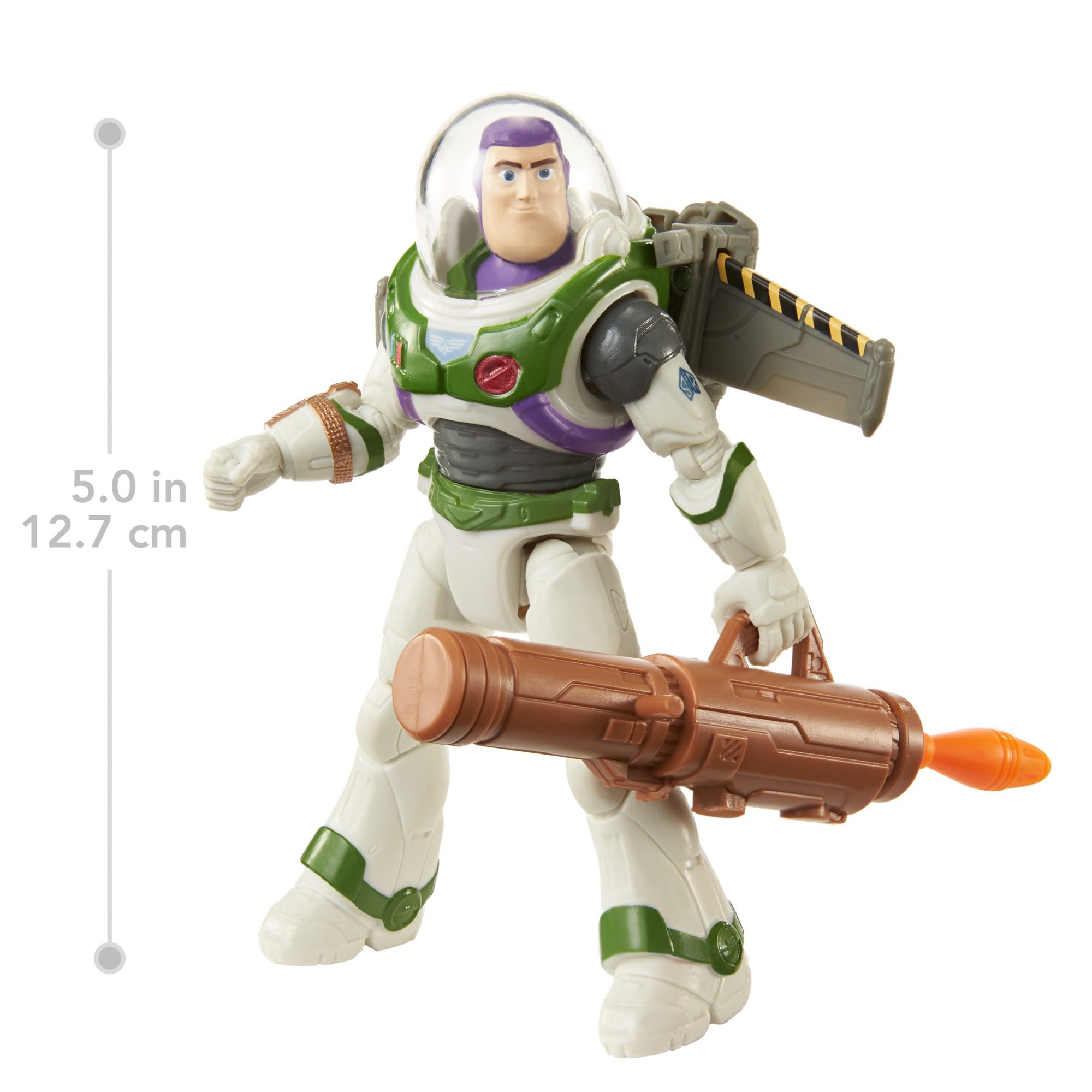 Disney pixar lightyear - mission equipped buzz lightyear figure, giocattolo per bambini 4+ anni, hhj86 - Lightyear