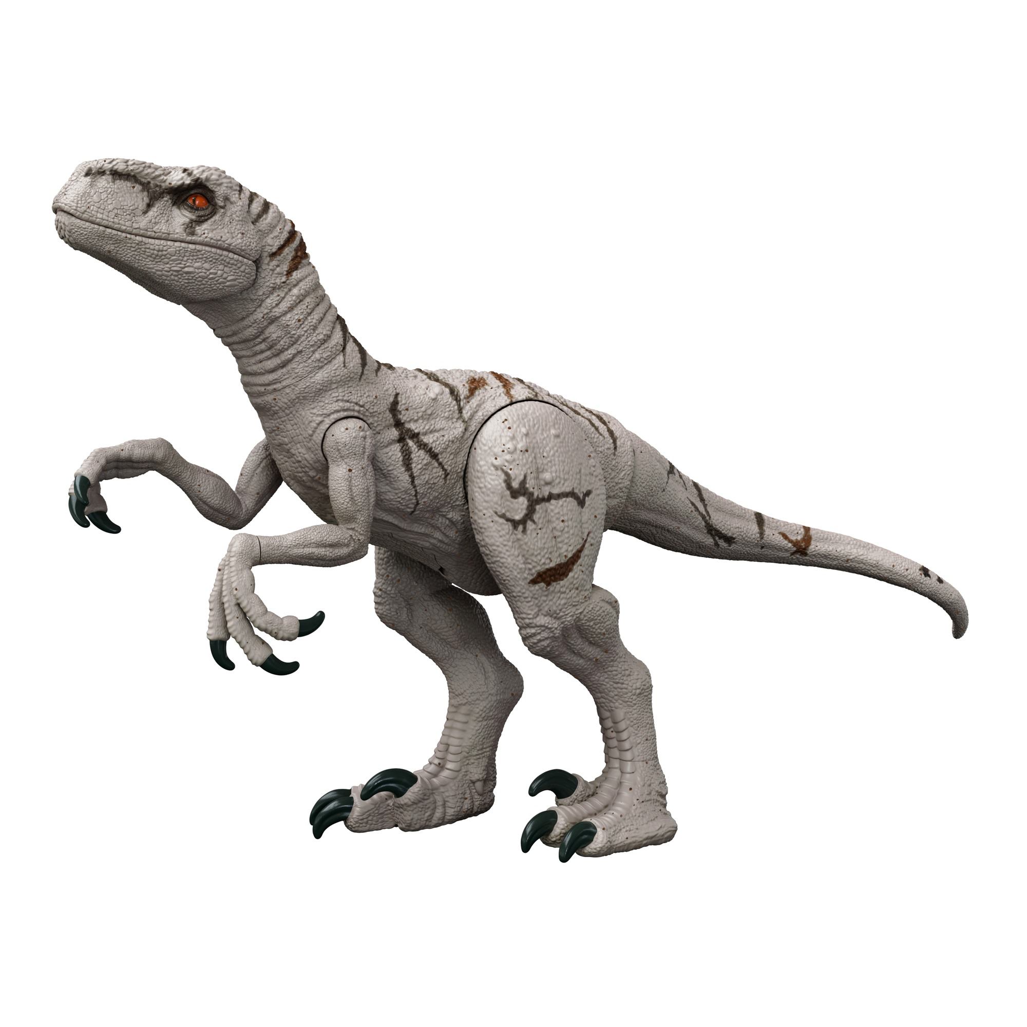 Jurassic world super colossal, istinto di sopravvivenza dinosauro veloce snodato, giocattolo per bambini 4+ anni, hfr09 - Jurassic World