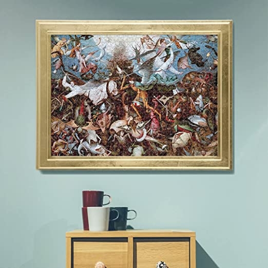 Museum collection puzzle - bruegel, fall of the rebel angels 1000 pezzi - CLEMENTONI