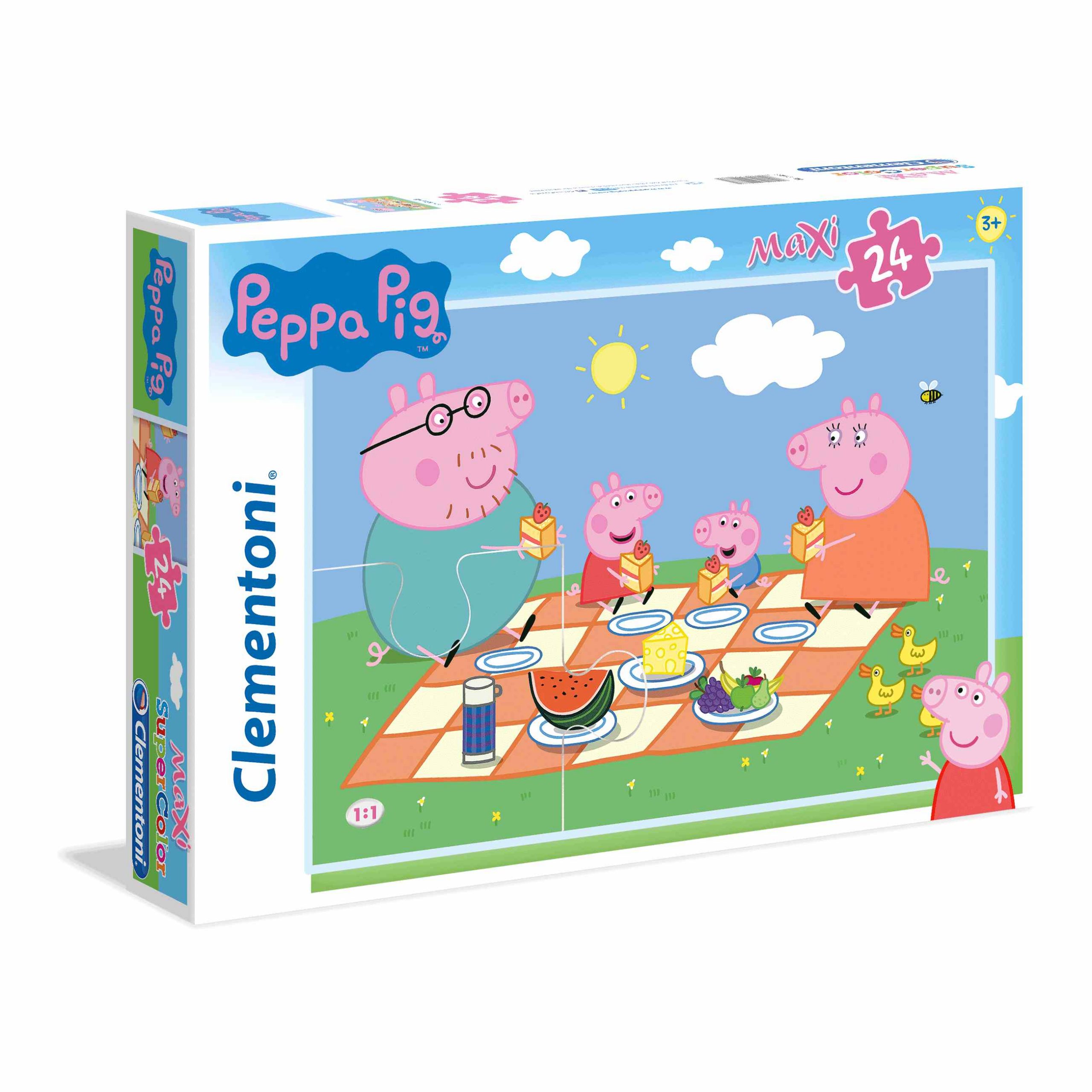 Clementoni - puzzle peppa pig 104 maxi pezzi - CLEMENTONI, PEPPA PIG