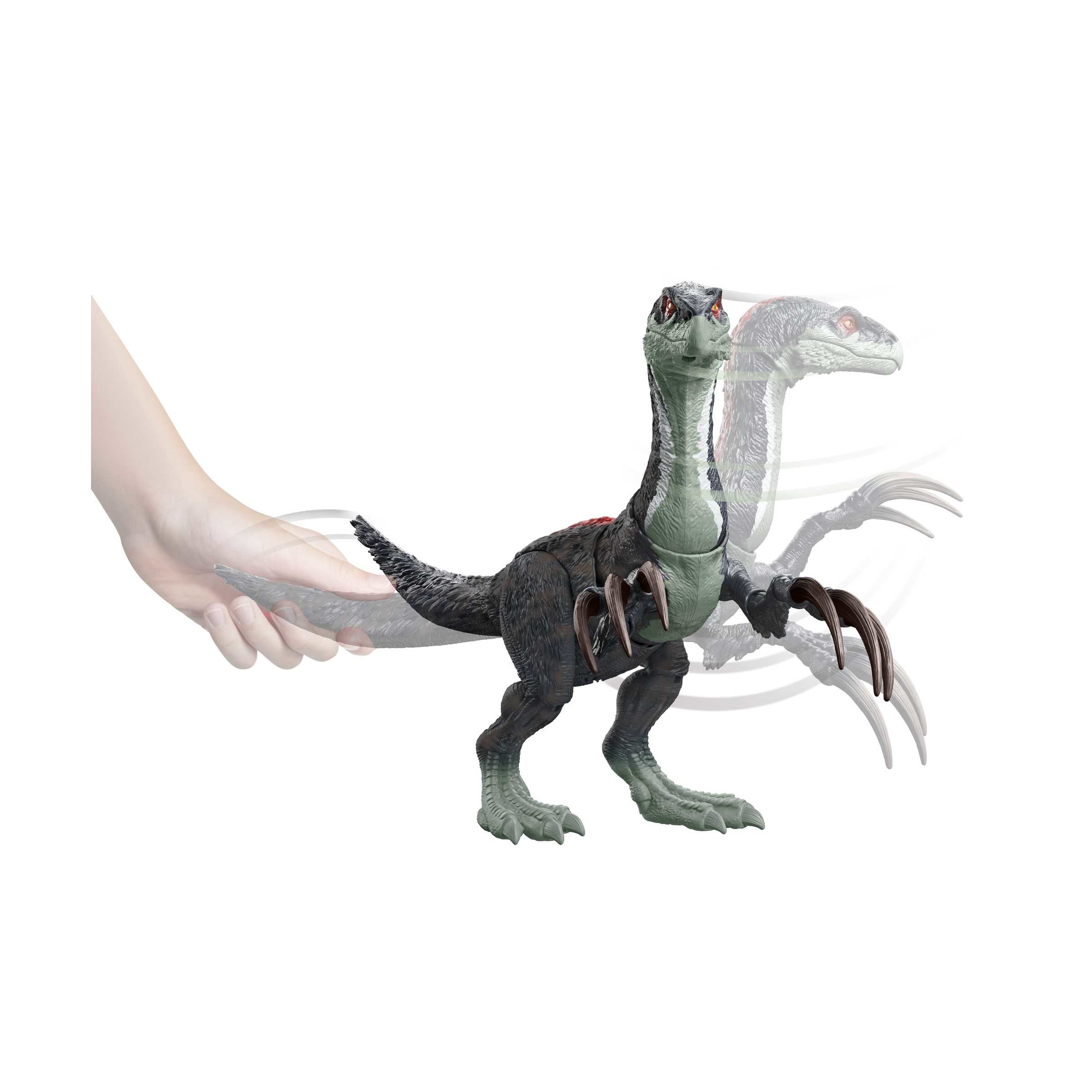 Jurassic world, dinosauro slasher con suoni snodato, giocattolo per bambini 4+ anni, gwd65 - Jurassic World