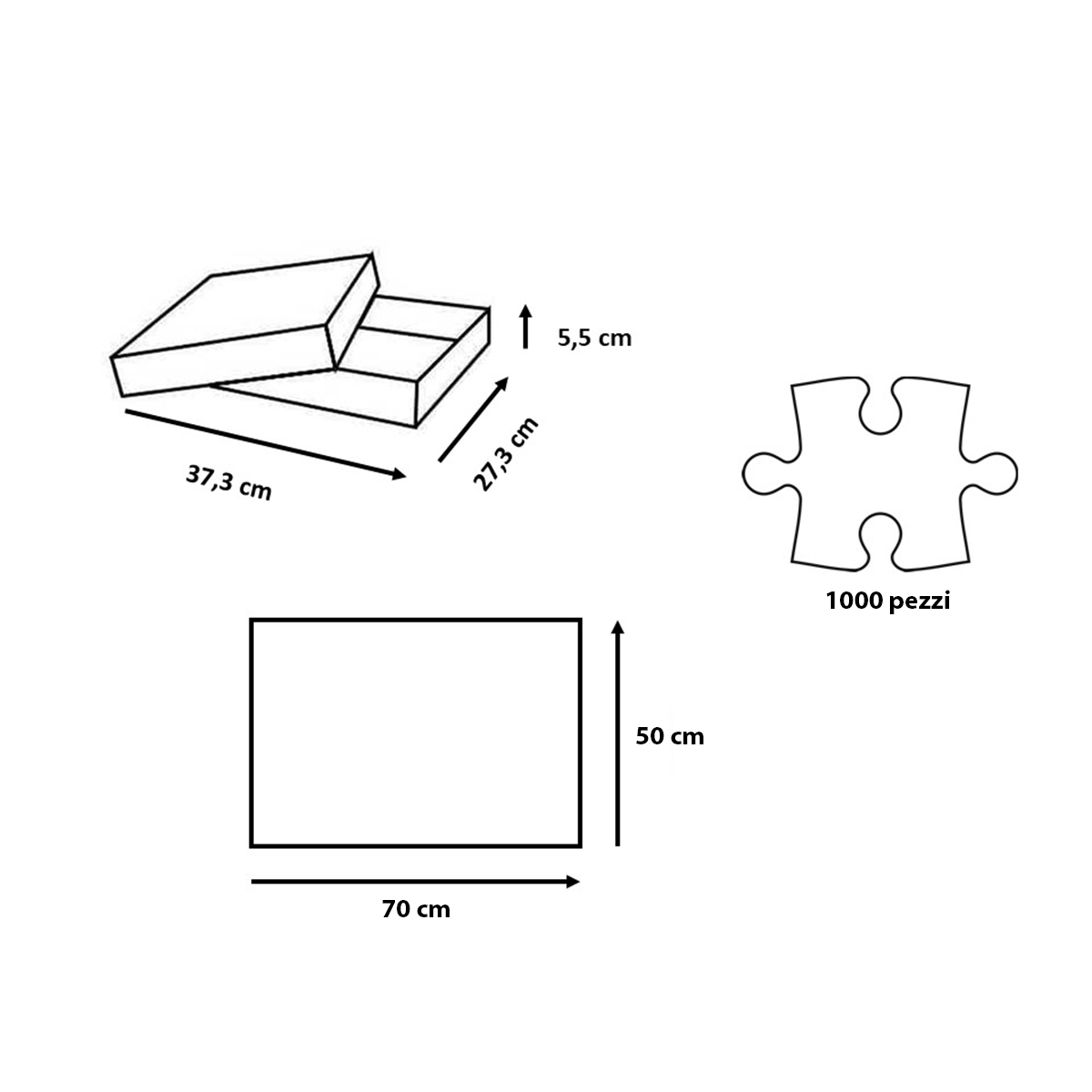 Ravensburger puzzle per adulti - 1000 pezzi - algarve- mare scogliera - paesaggio - dimensione puzzle: 70x50 cm - RAVENSBURGER