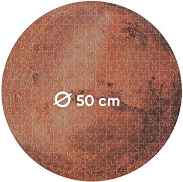 Clementoni space collection puzzle round mars - 500 pezzi - CLEMENTONI